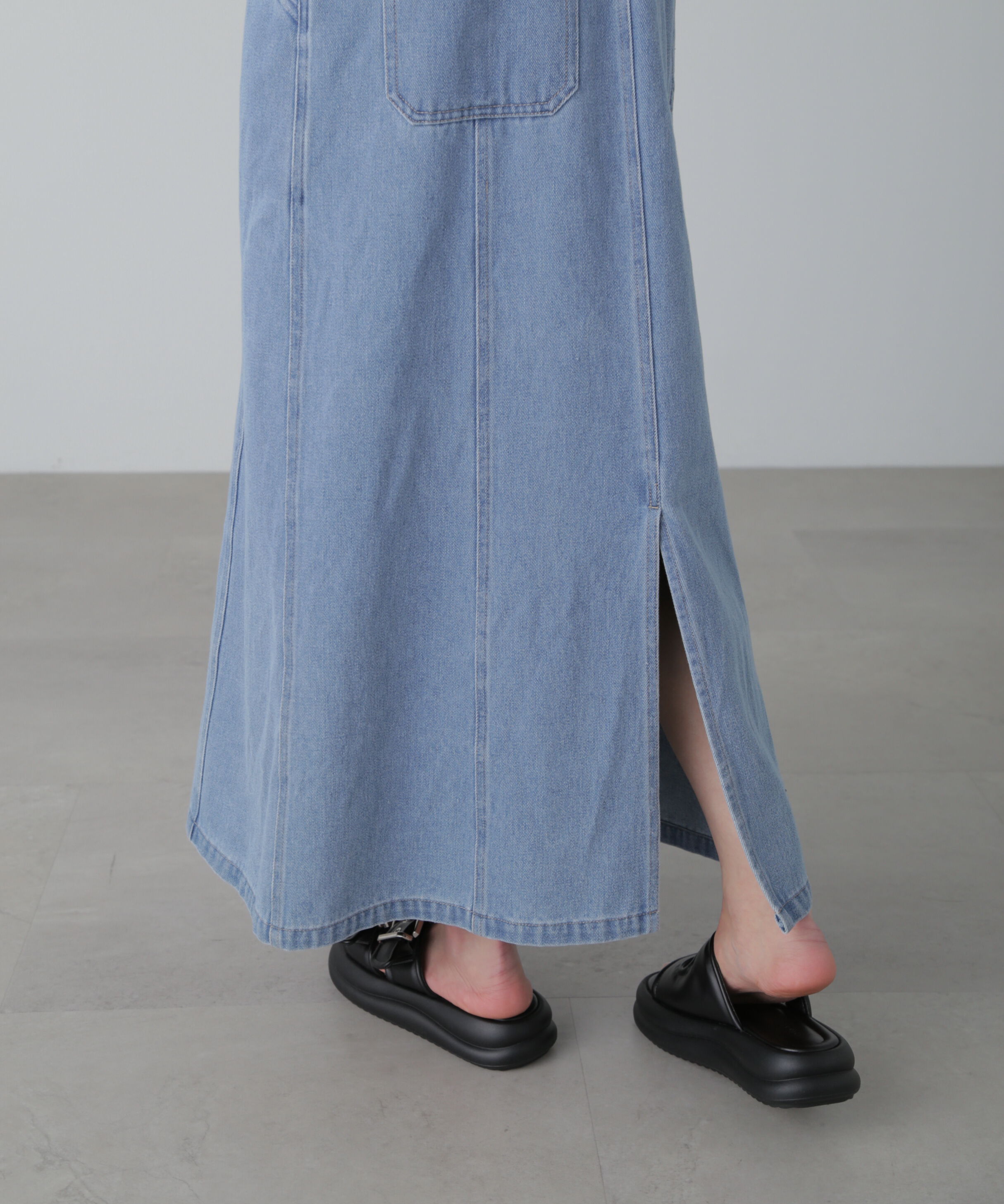  「フロントジップジャンパースカート」|ワンピース|