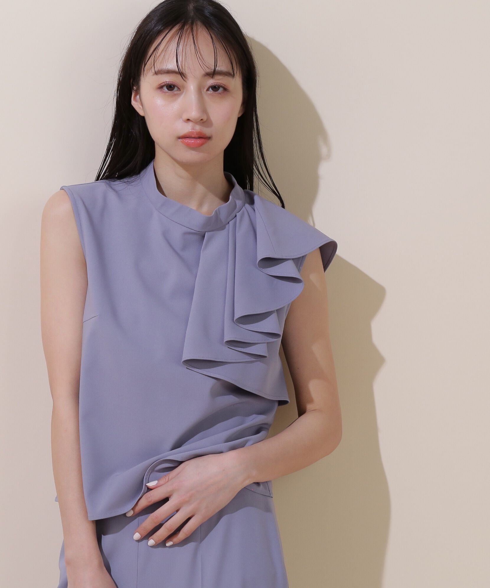  「アシメラッフルセットアップ」|ワンピース|