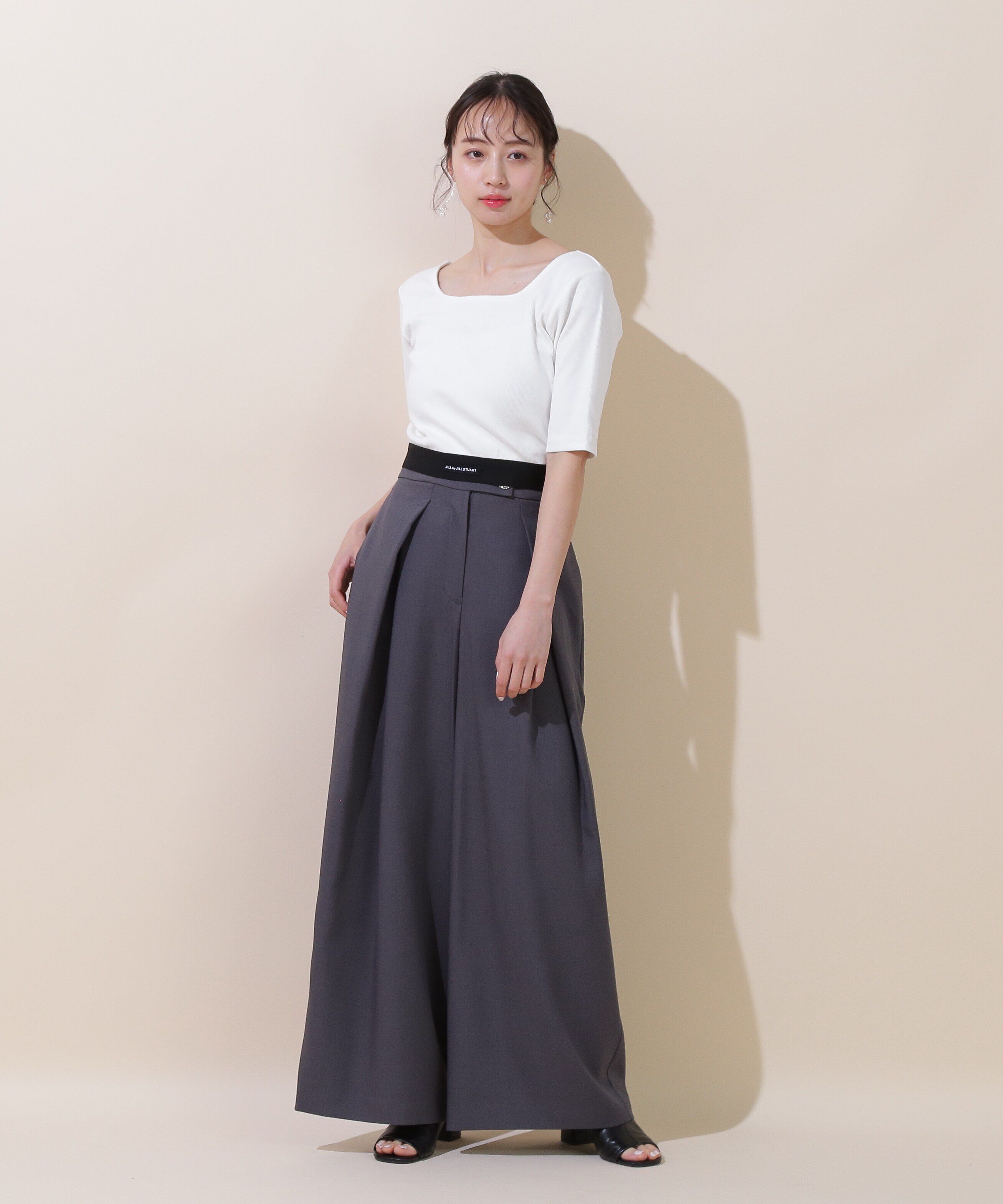  「《JILL by BASIC》ラインゴムＴシャツ」|Tシャツ・カットソー|