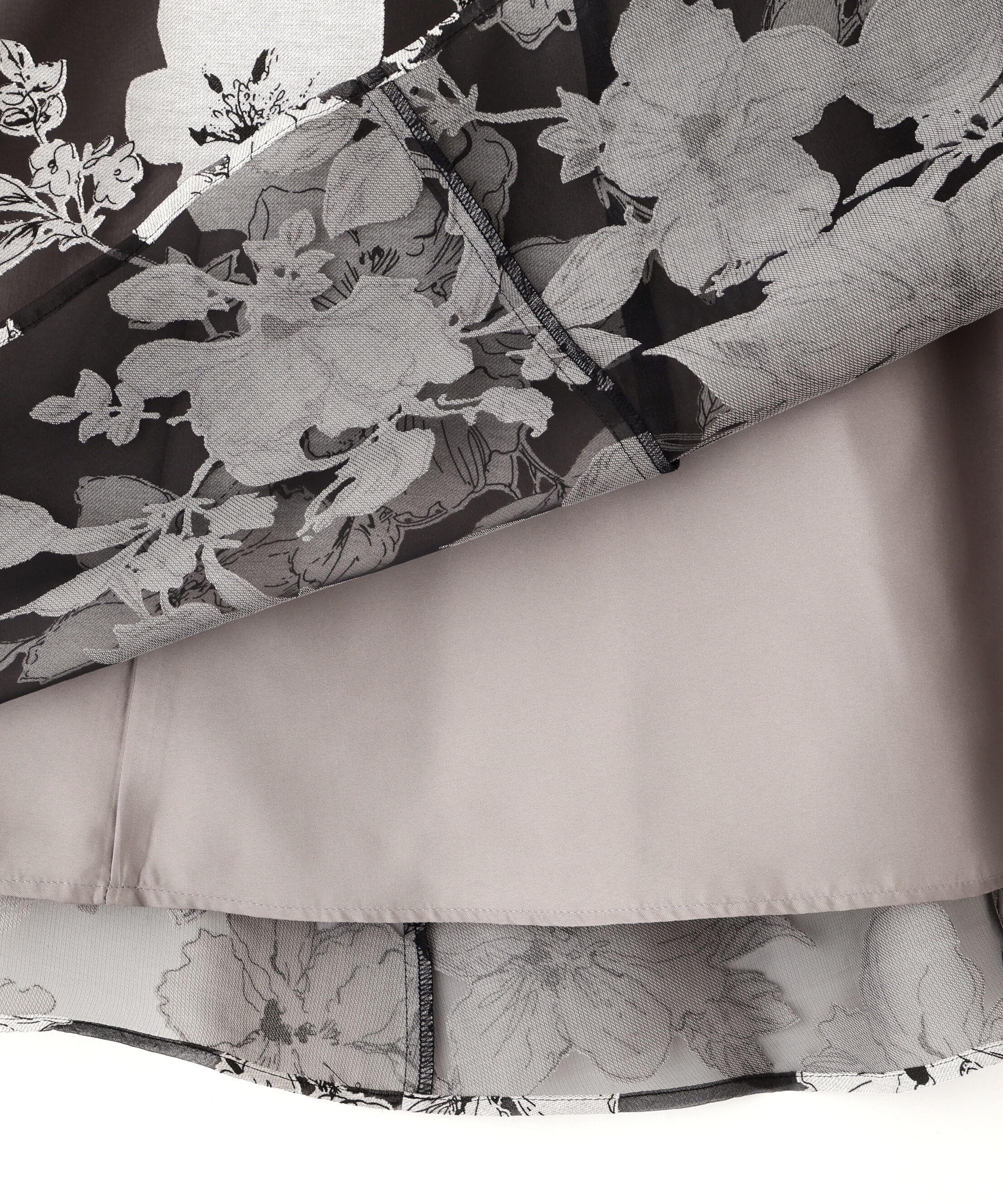  「ベロアリボンオパールフラワースカート」|スカート|