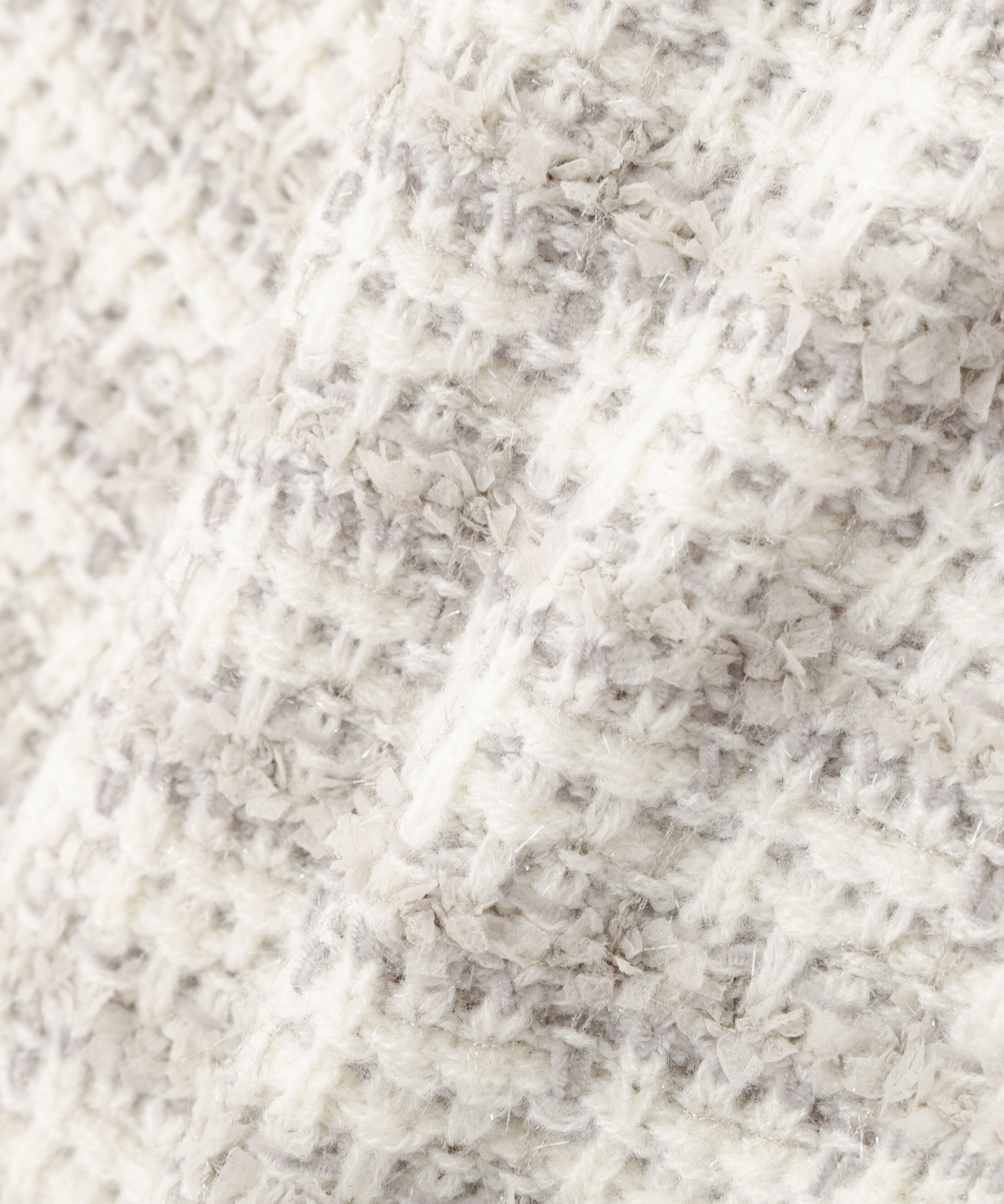  「ラメミックスツィードニットジャケット」|ニット・セーター|