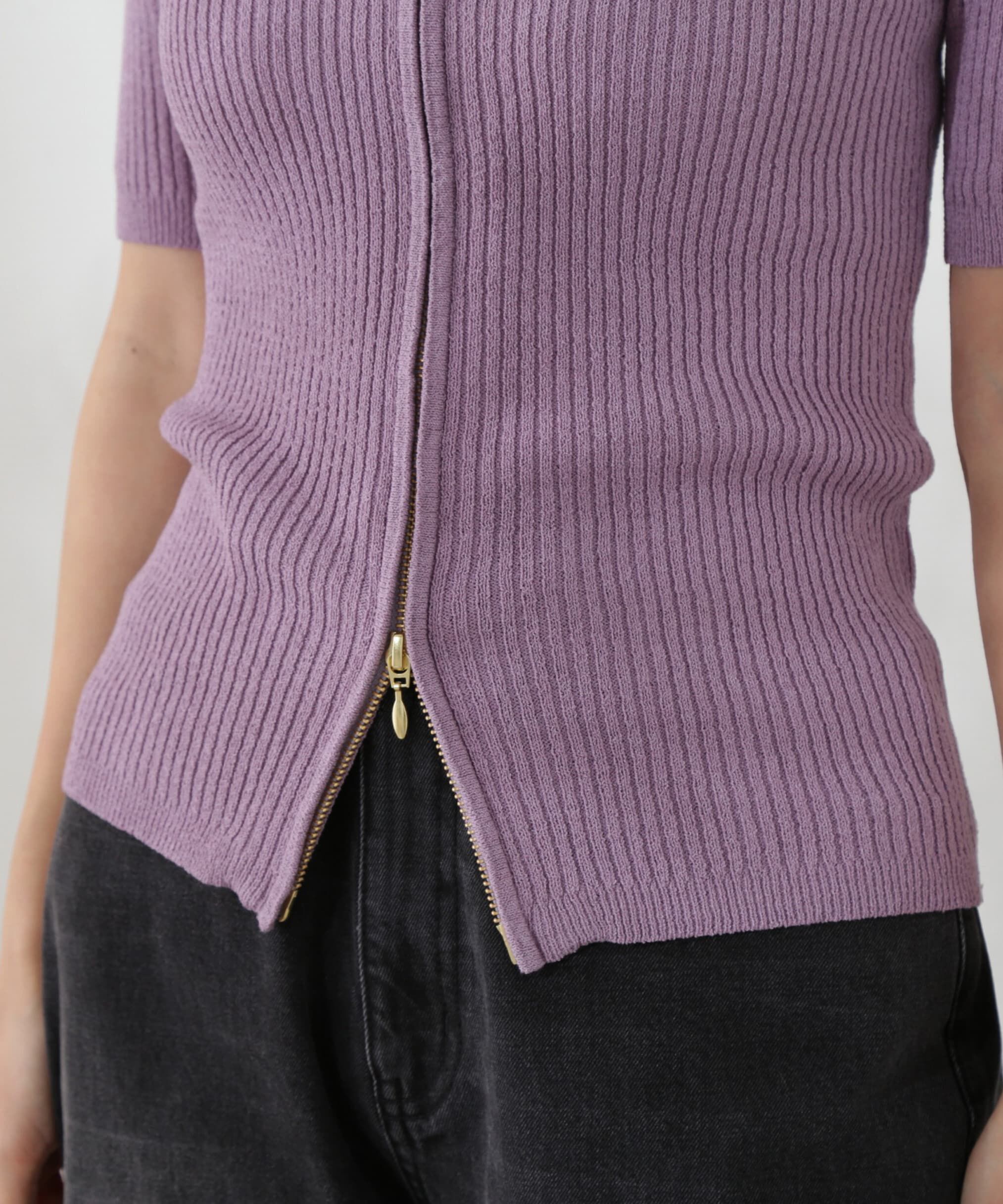 PROPORTION BODY DRESSING「ジップニット 新色カラー：ベージュ、ラベンダー」|ニット・セーター|