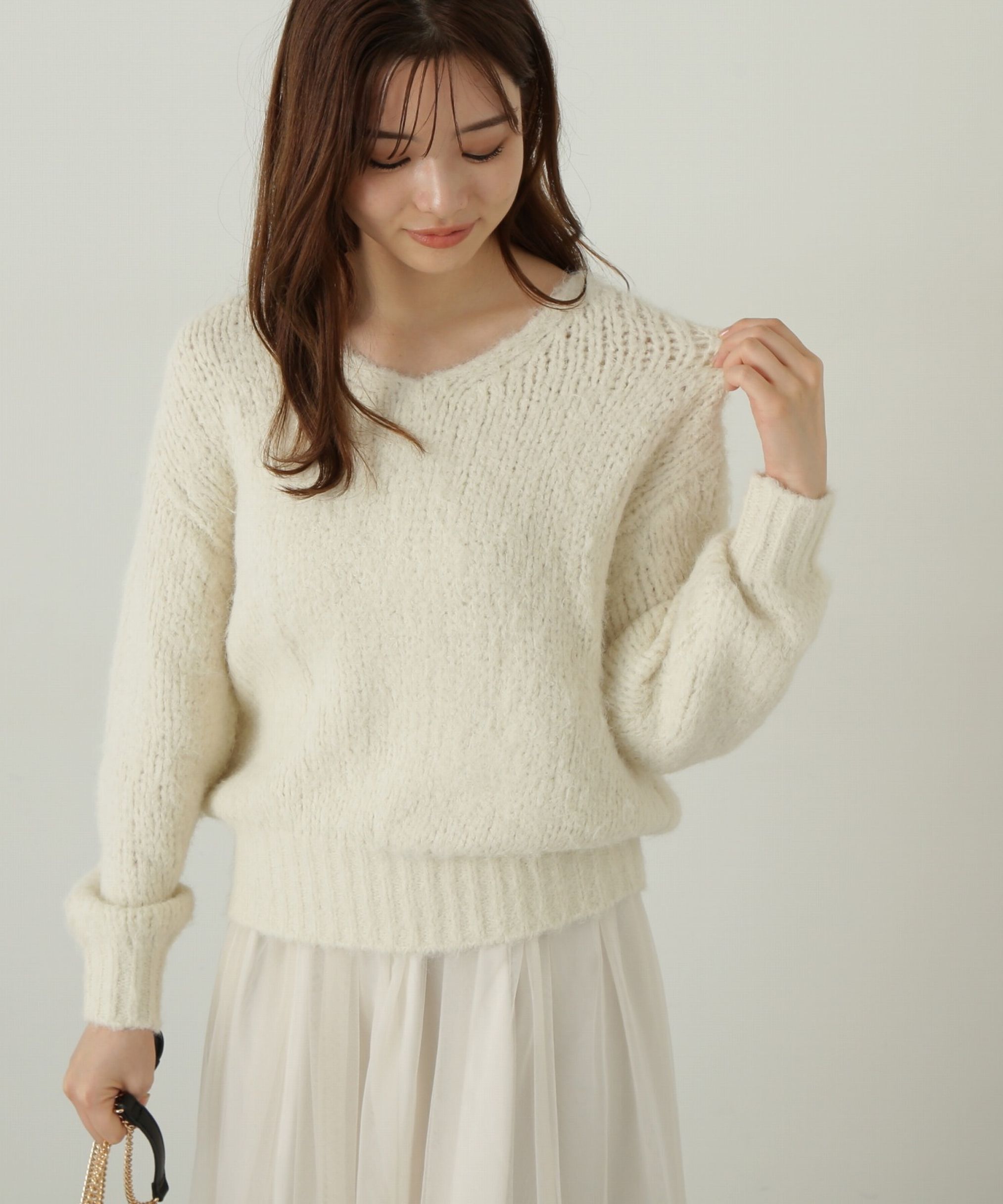 PROPORTION BODY DRESSING「ニット&times;チュールスカートセットアップ」|ワンピース|