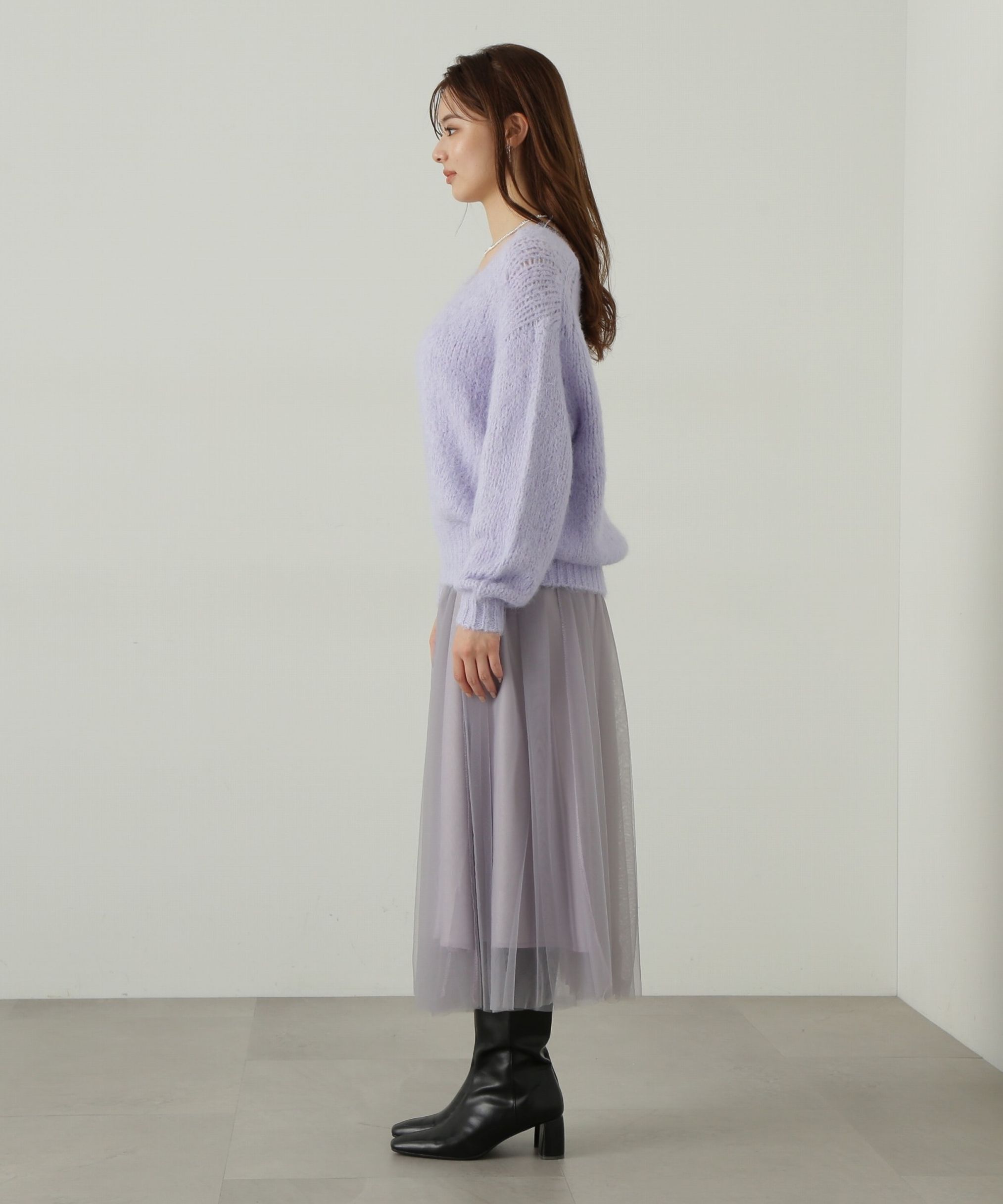 PROPORTION BODY DRESSING「ニット&times;チュールスカートセットアップ」|ワンピース|