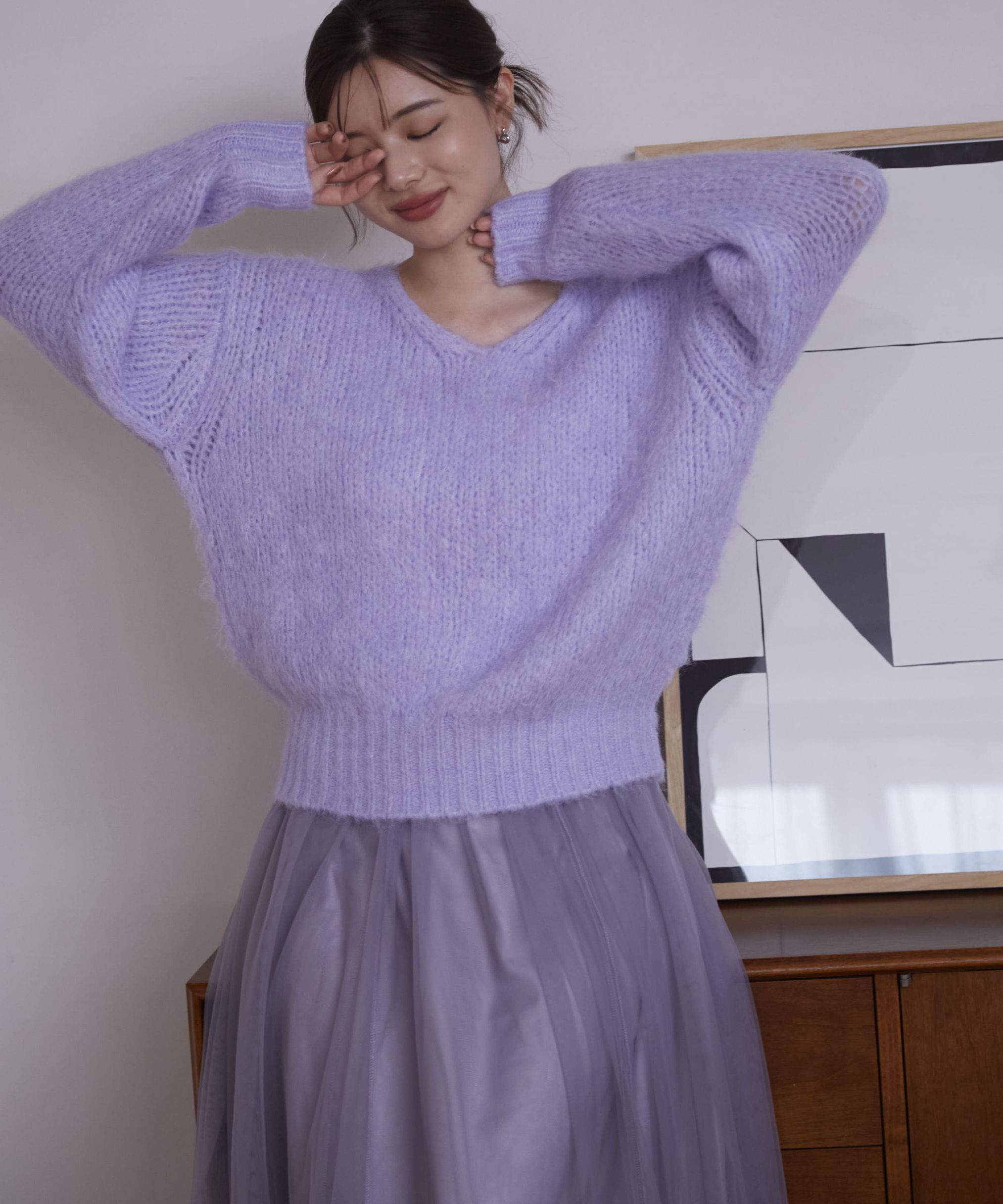 PROPORTION BODY DRESSING「ニット&times;チュールスカートセットアップ」|ワンピース|