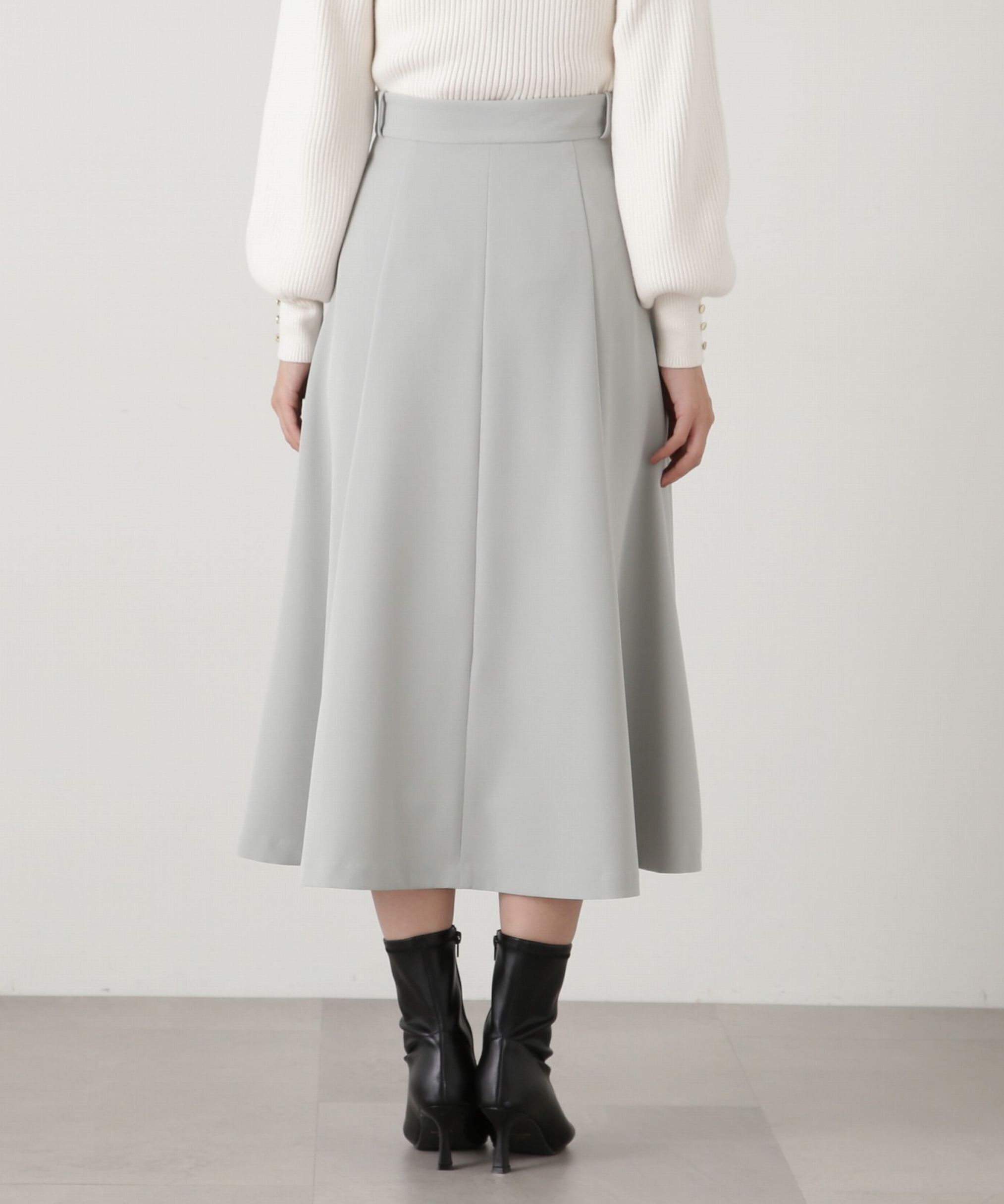 PROPORTION BODY DRESSING「フロントファスナーフレアスカート」|スカート|