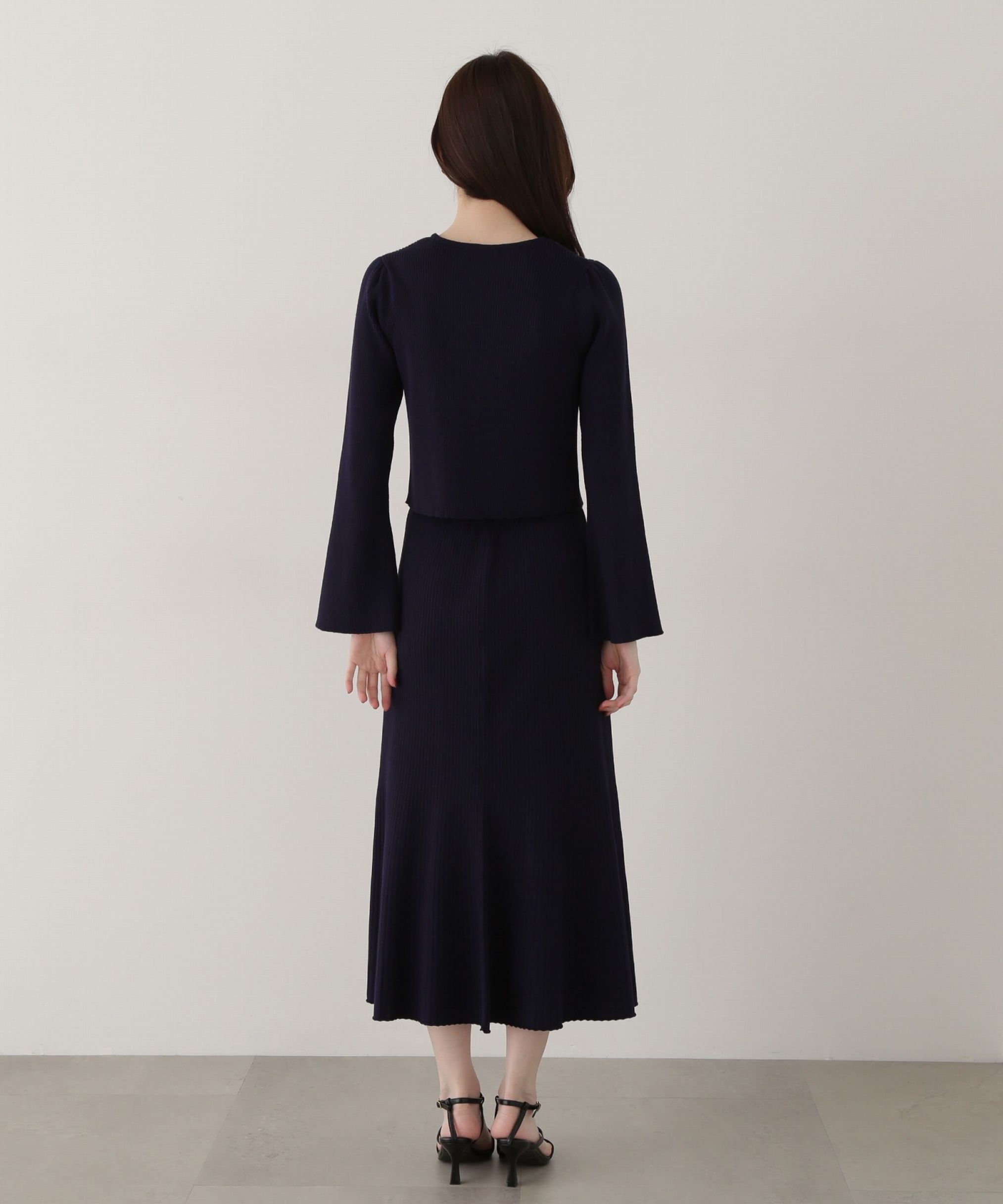 PROPORTION BODY DRESSING「キラ釦リブニットセットアップ」|ワンピース|