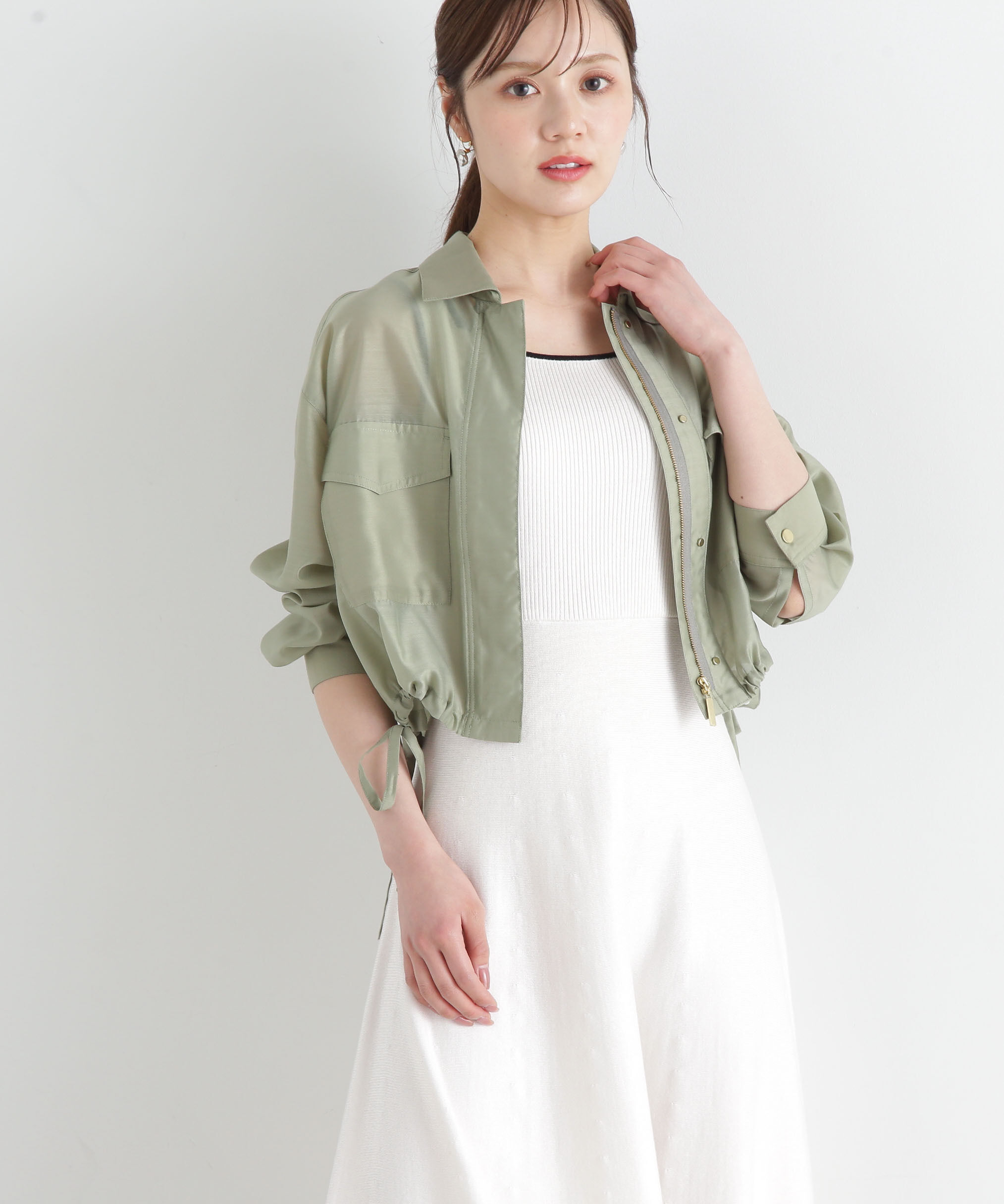 PROPORTION BODY DRESSING「バイカラーアンサンブルニットワンピース」|ワンピース|