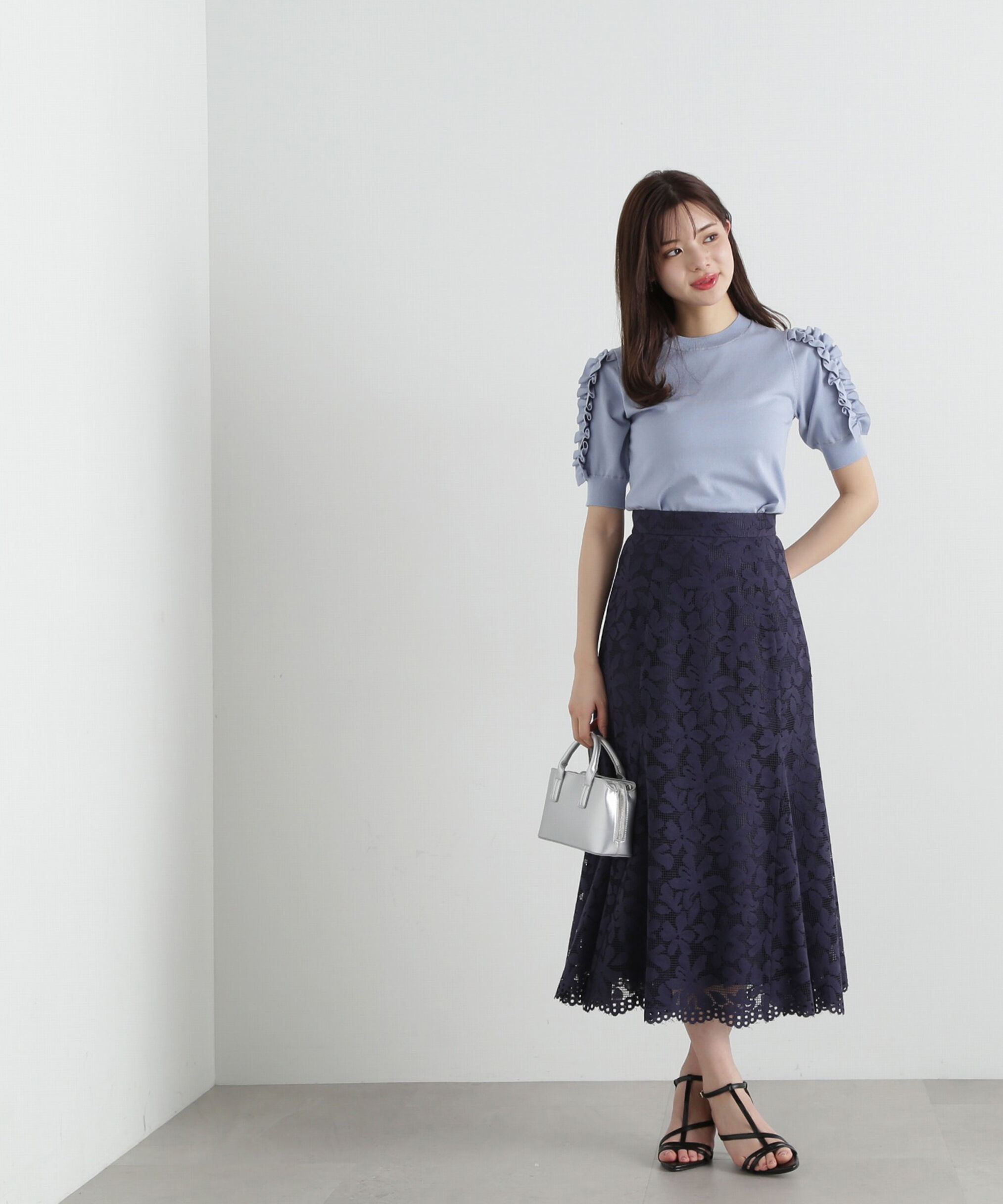 PROPORTION BODY DRESSING「フリルスリーブニット」|ニット・セーター|