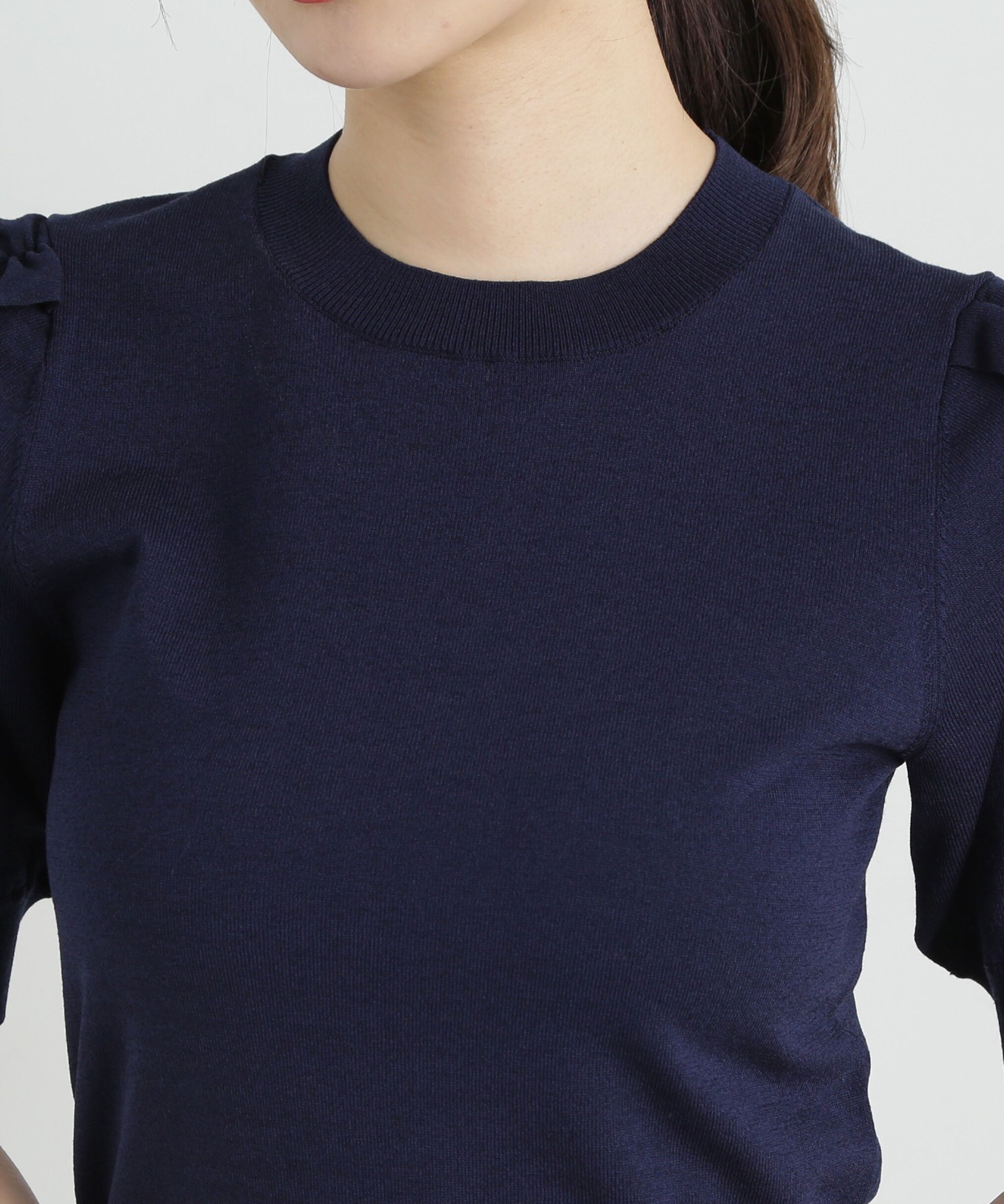 PROPORTION BODY DRESSING「フリルスリーブニット」|ニット・セーター|