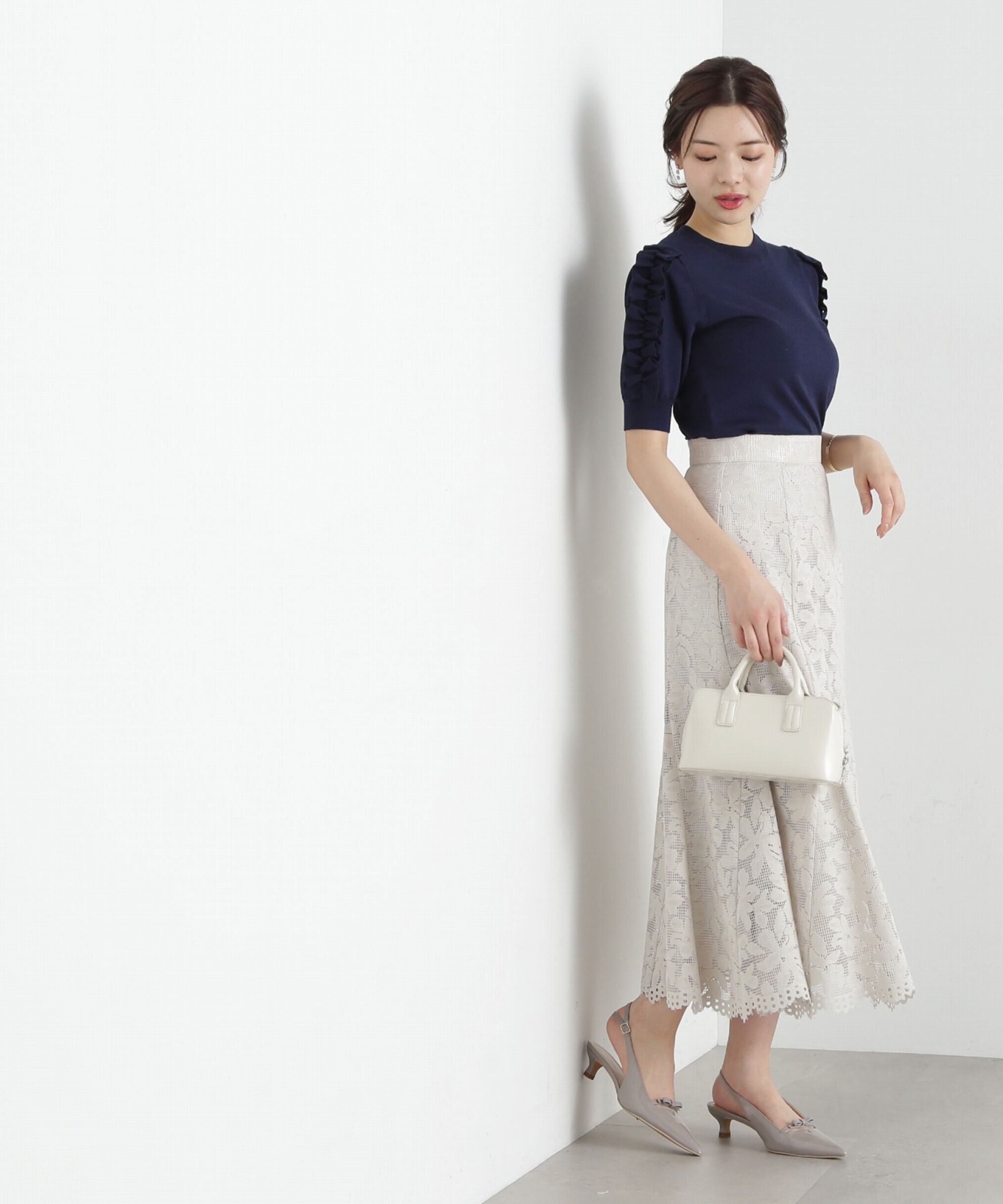 PROPORTION BODY DRESSING「フリルスリーブニット」|ニット・セーター|