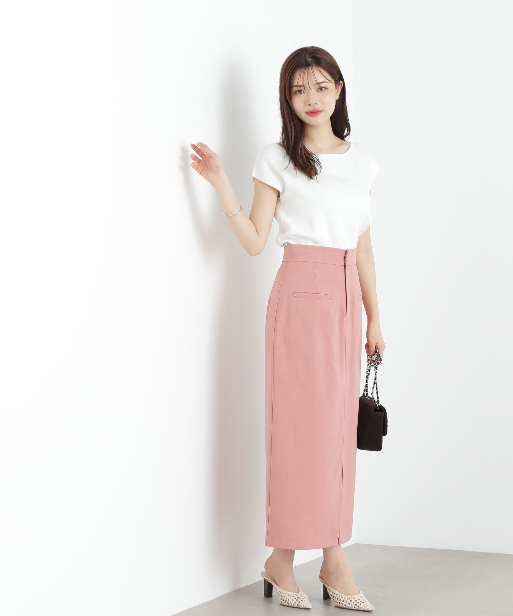 PROPORTION BODY DRESSING「デコルテ総針ニット」|ニット・セーター|