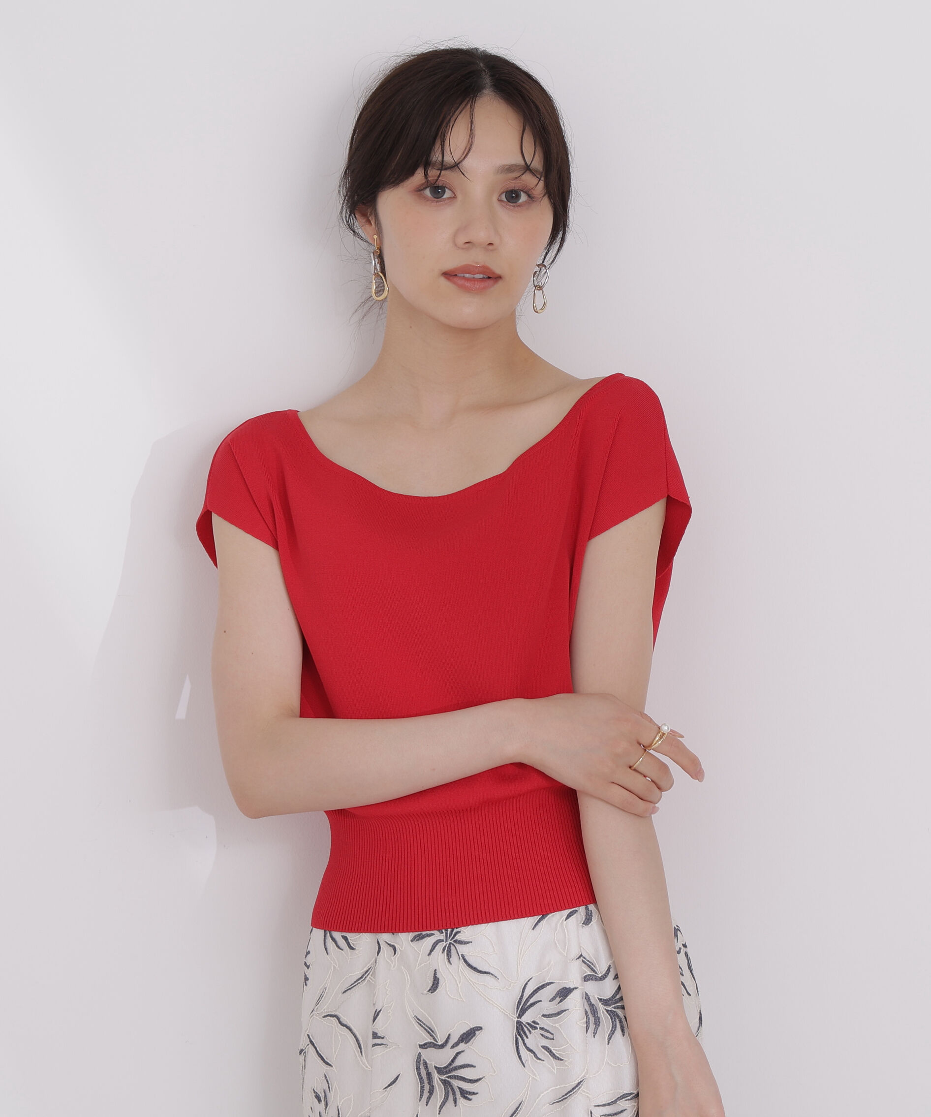 PROPORTION BODY DRESSING「デコルテ総針ニット」|ニット・セーター|