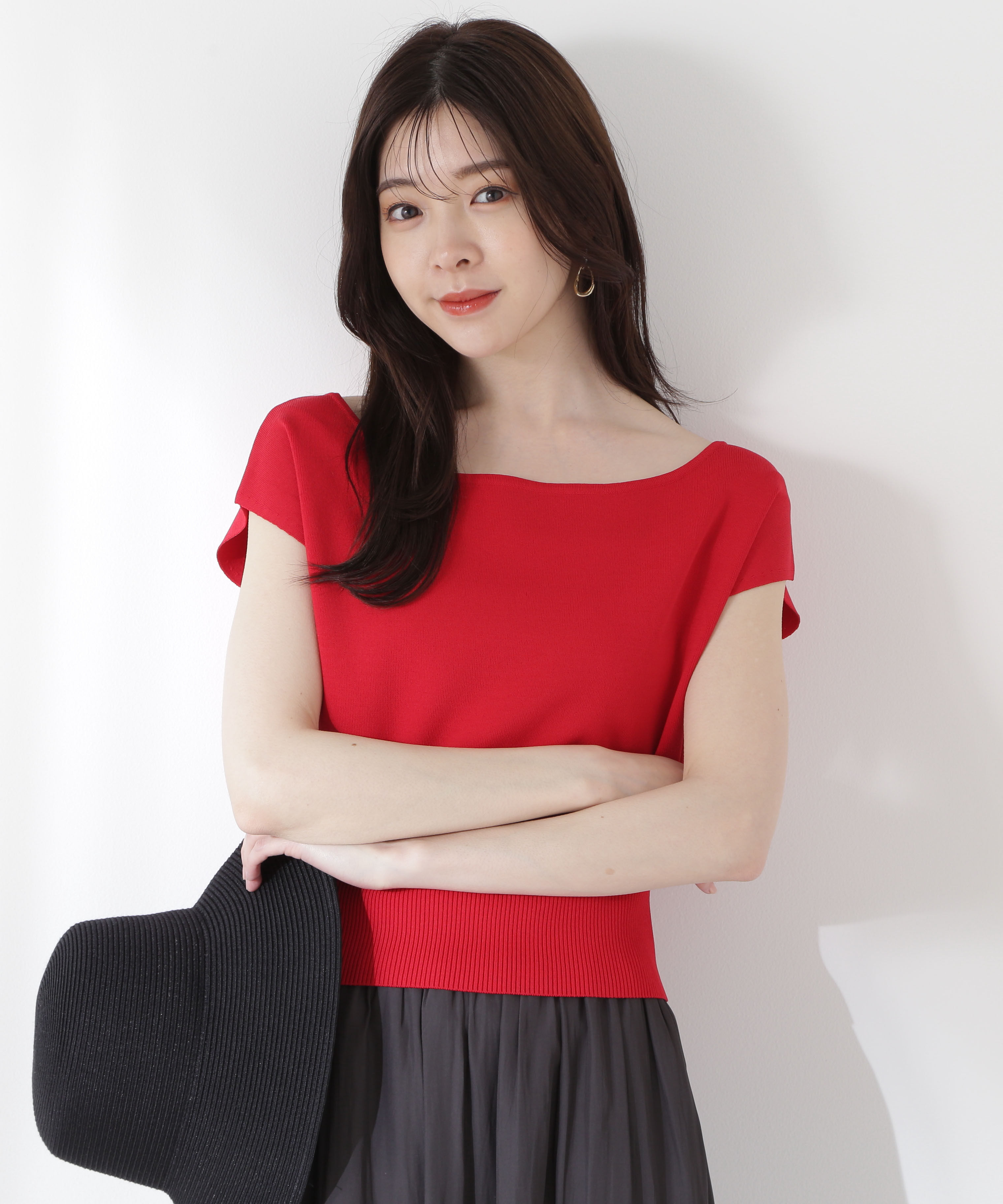 PROPORTION BODY DRESSING「デコルテ総針ニット」|ニット・セーター|