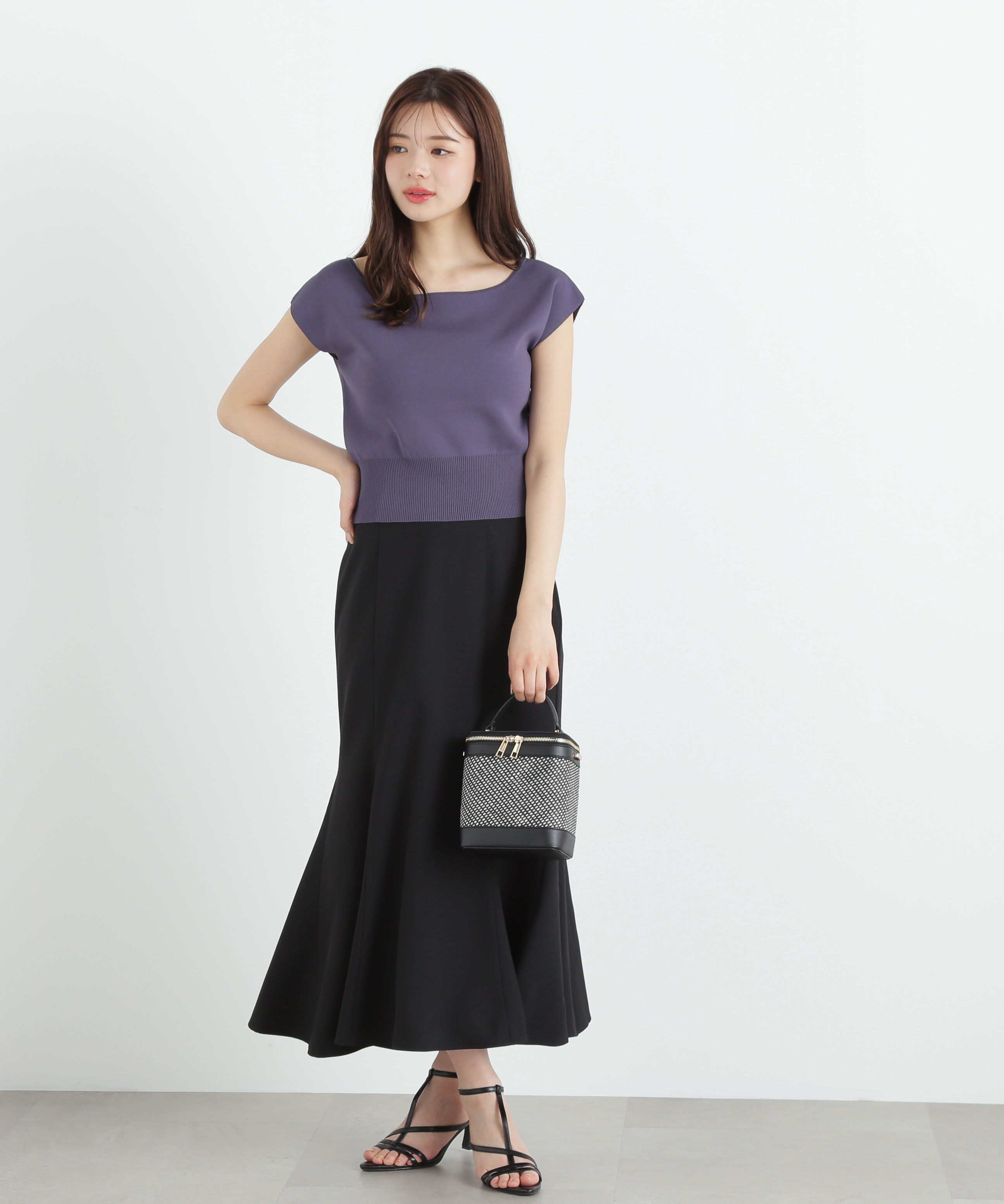 PROPORTION BODY DRESSING「デコルテ総針ニット」|ニット・セーター|