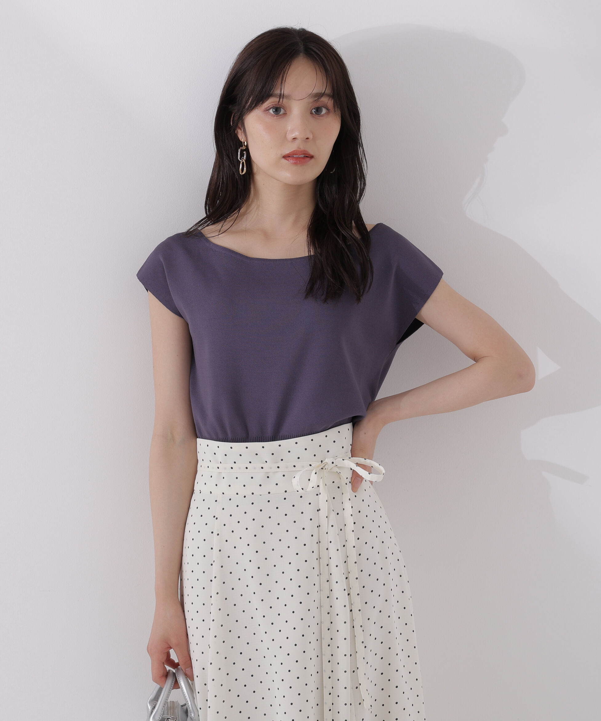 PROPORTION BODY DRESSING「デコルテ総針ニット」|ニット・セーター|