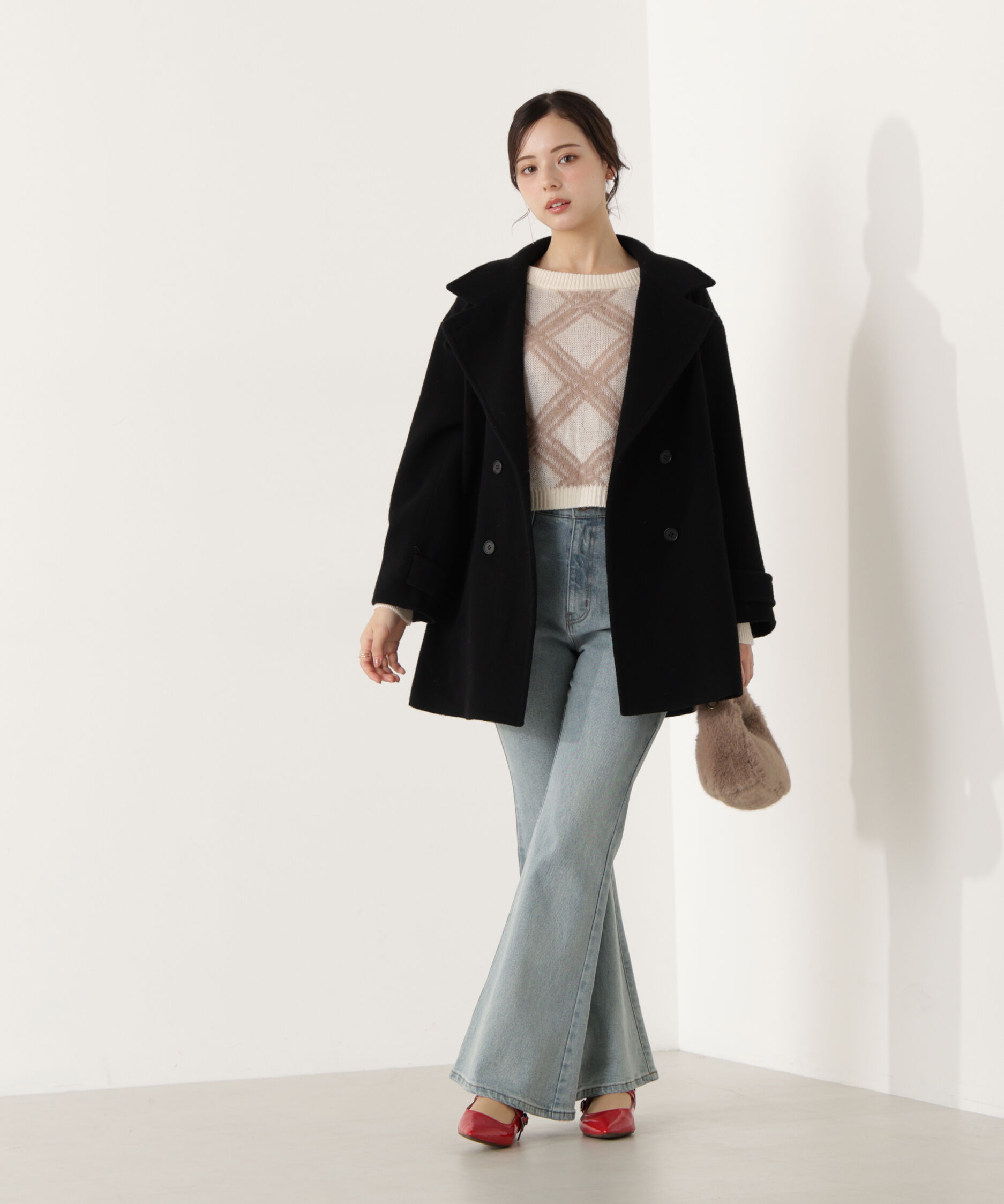 PROPORTION BODY DRESSING「2wayミドルコート 25AW」|ブルゾン・スタジャン|