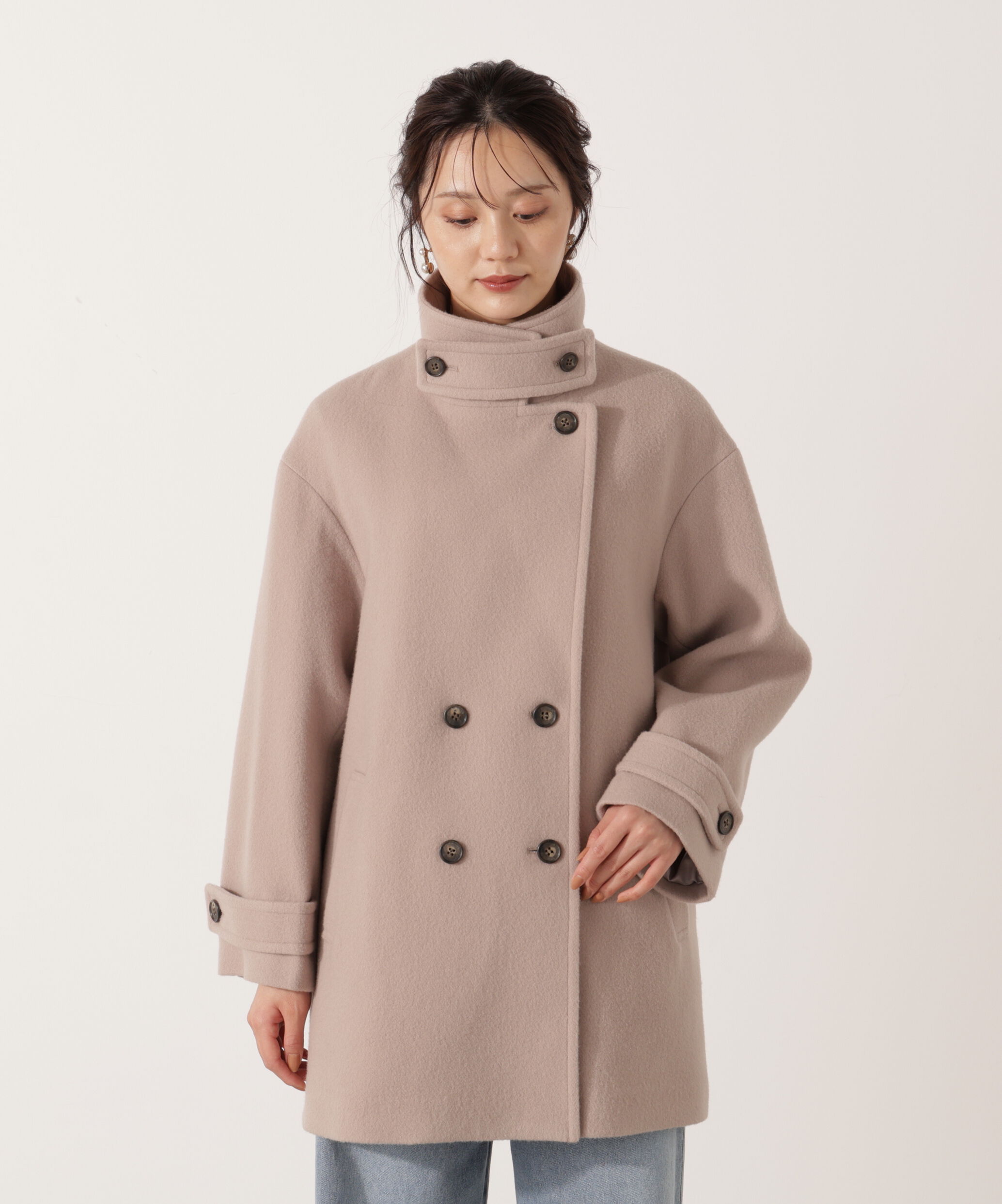 PROPORTION BODY DRESSING「2wayミドルコート 25AW」|ブルゾン・スタジャン|