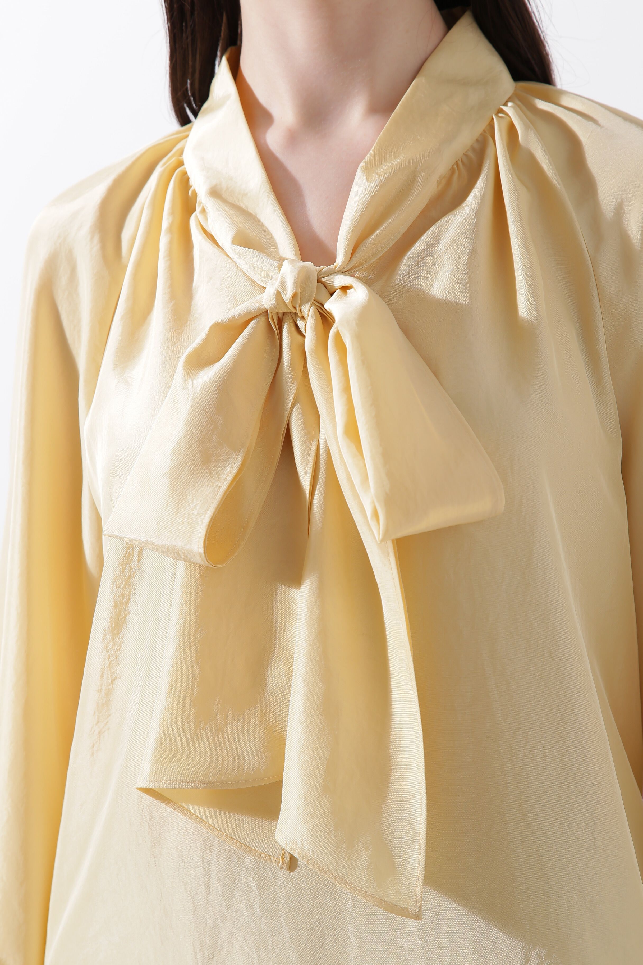  「◆ラグランボウタイブラウス」|シャツ・ブラウス|