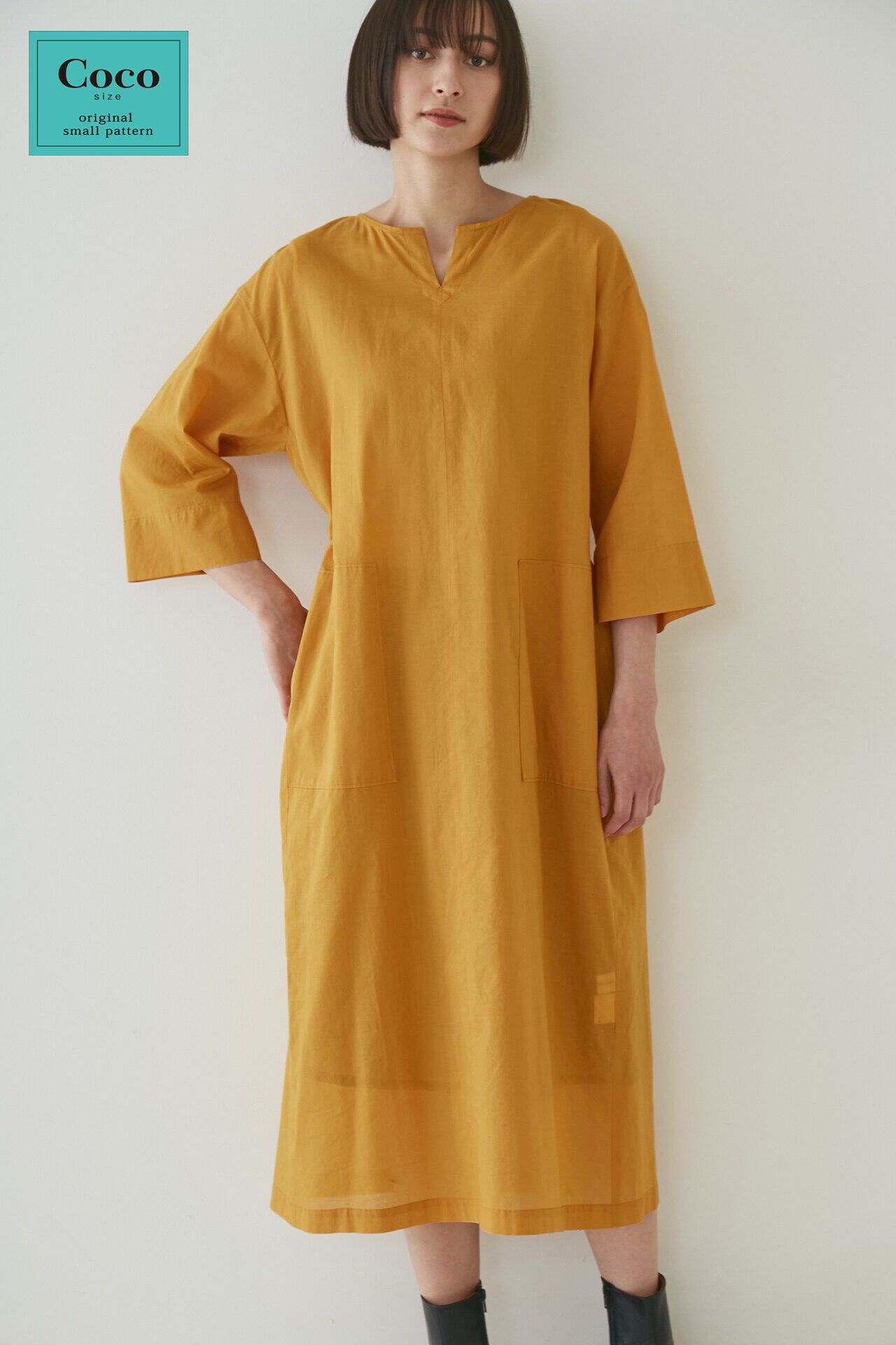  「◆ボタニカルダイワンピース」|ワンピース|オレンジ