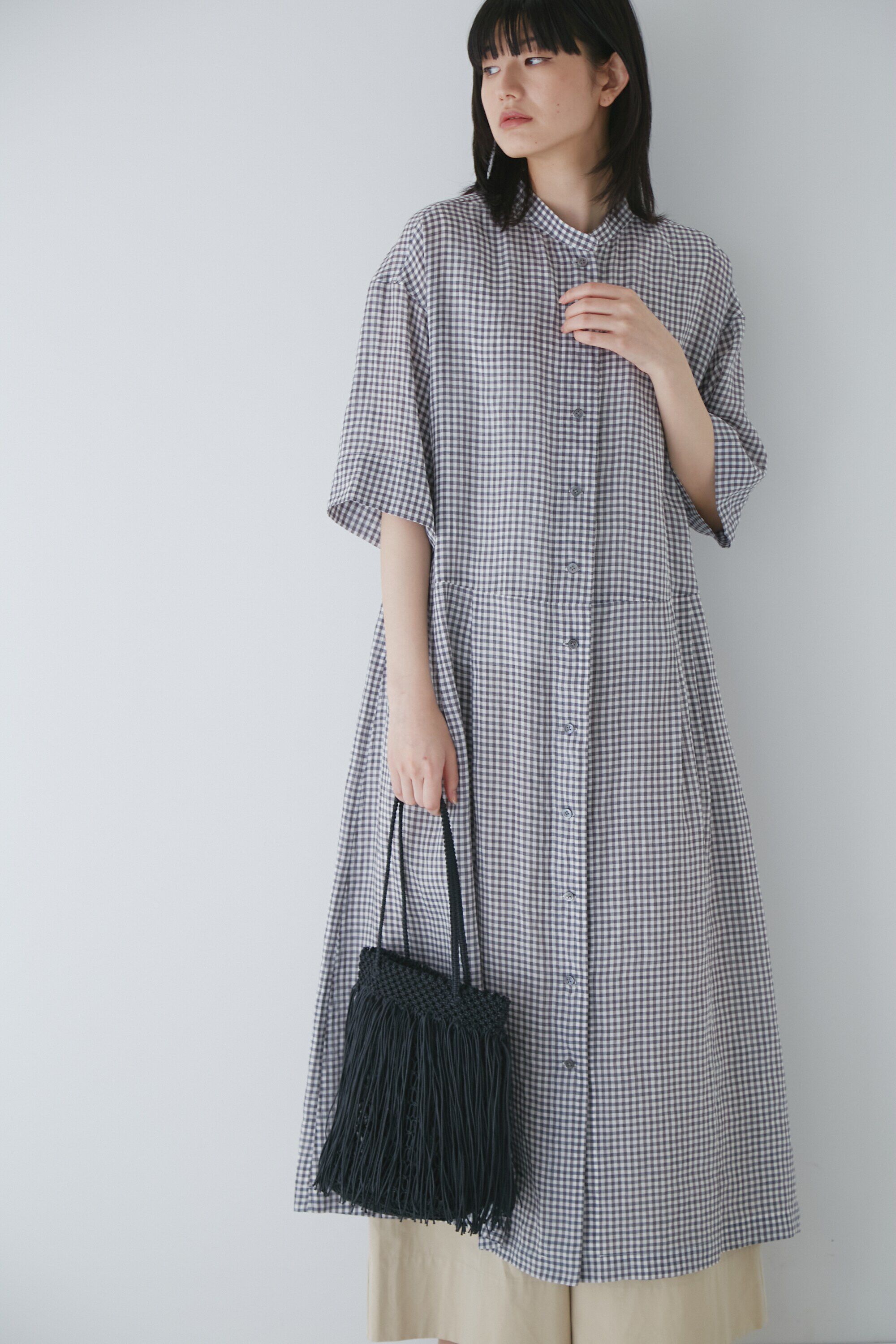  「◆１６０／１ラミーワンピース」|ワンピース|トップグレー 3