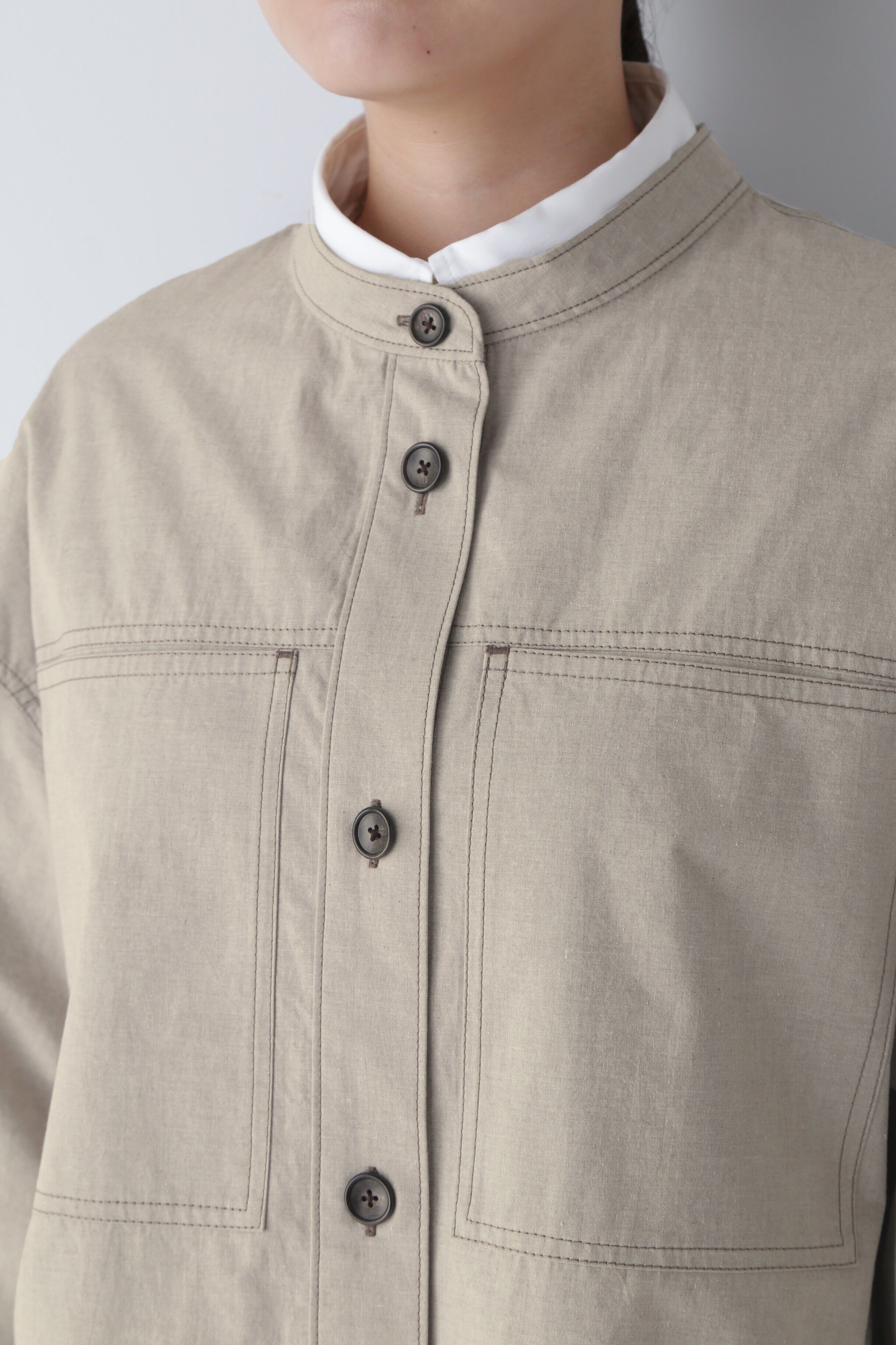  「◆３０／－リサイクル混コットンウェザーブルゾン」|ブルゾン・スタジャン|