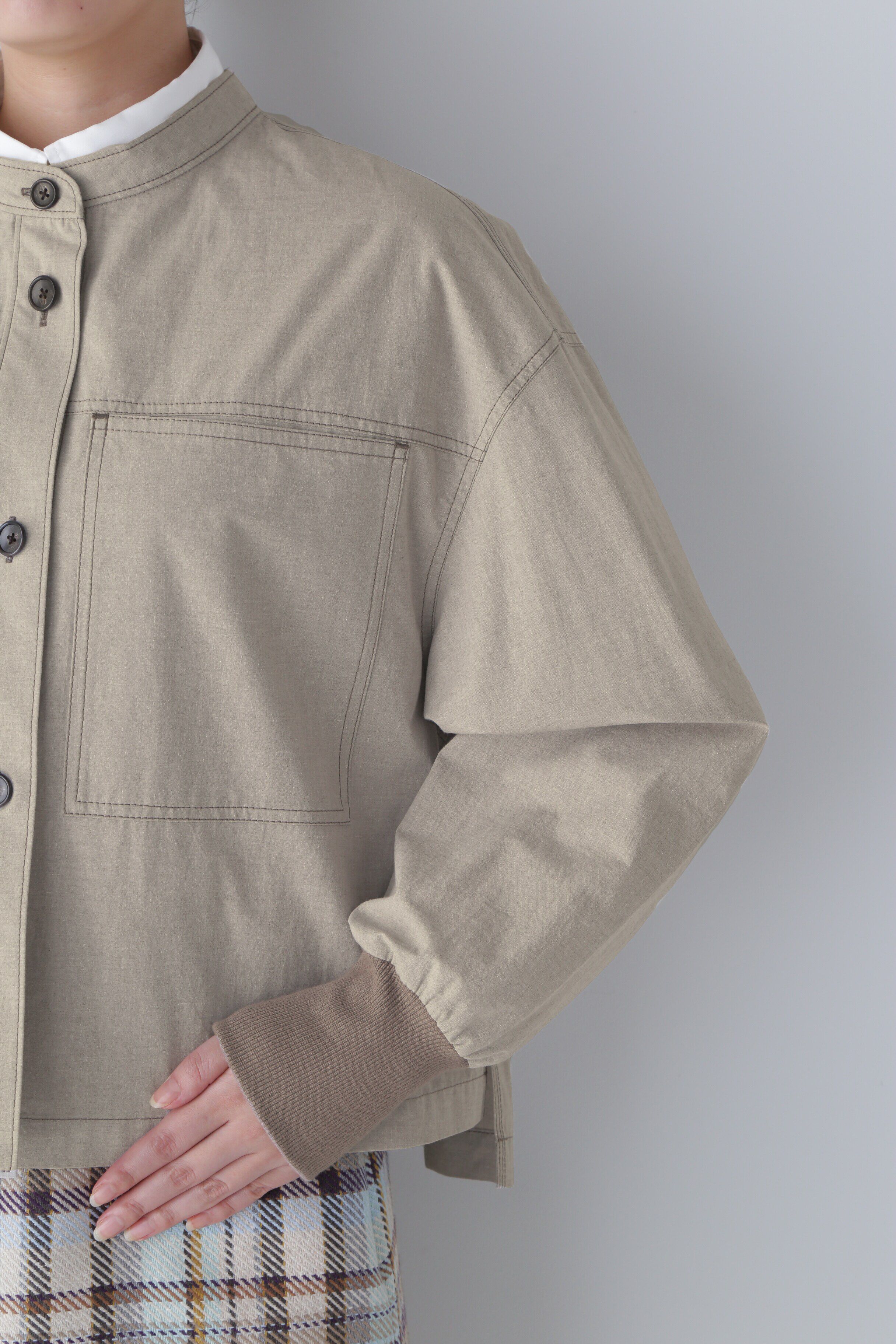  「◆３０／－リサイクル混コットンウェザーブルゾン」|ブルゾン・スタジャン|