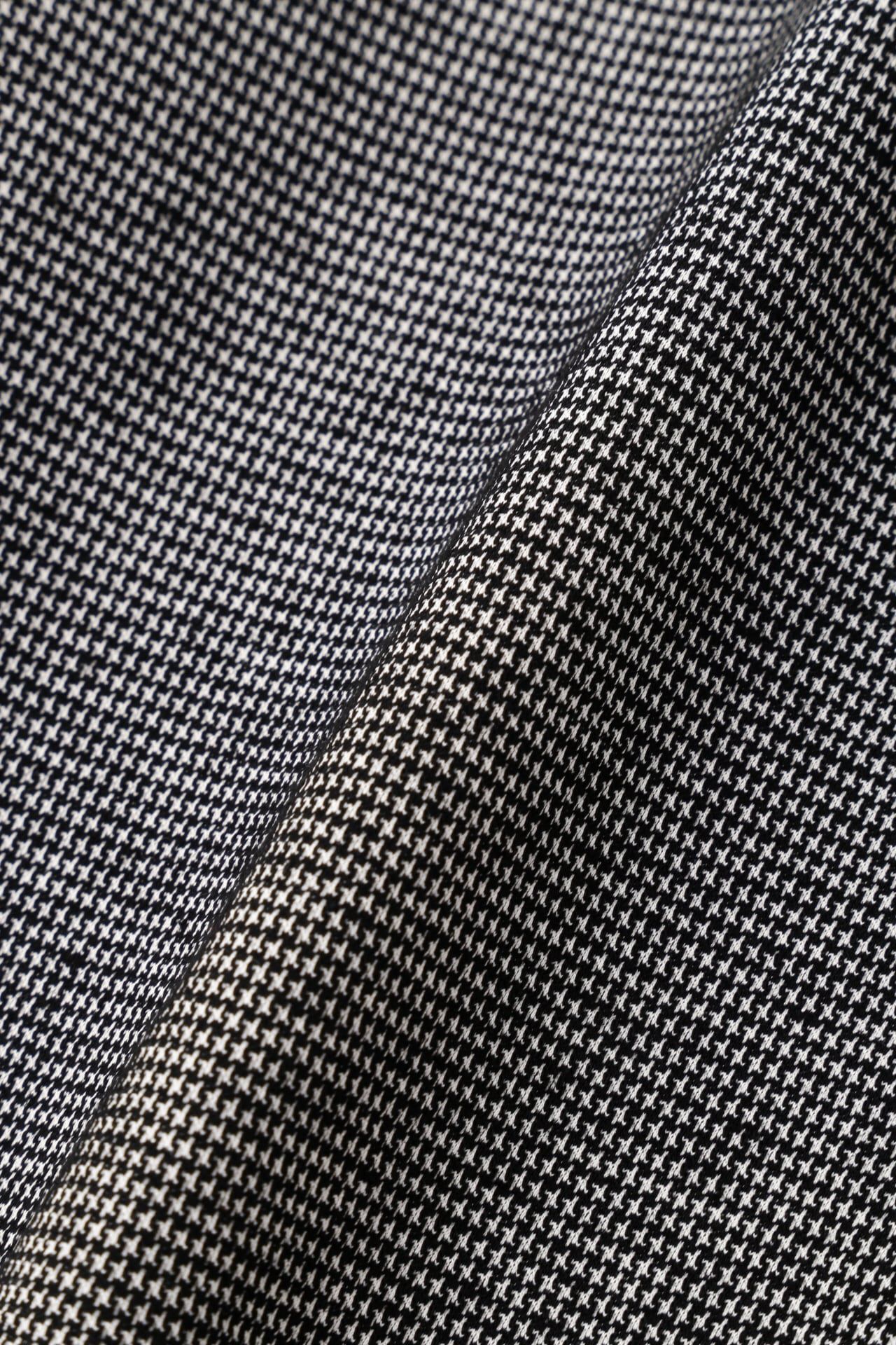  「◆４０／ジャガード千鳥ジャージカットソー」|Tシャツ・カットソー|