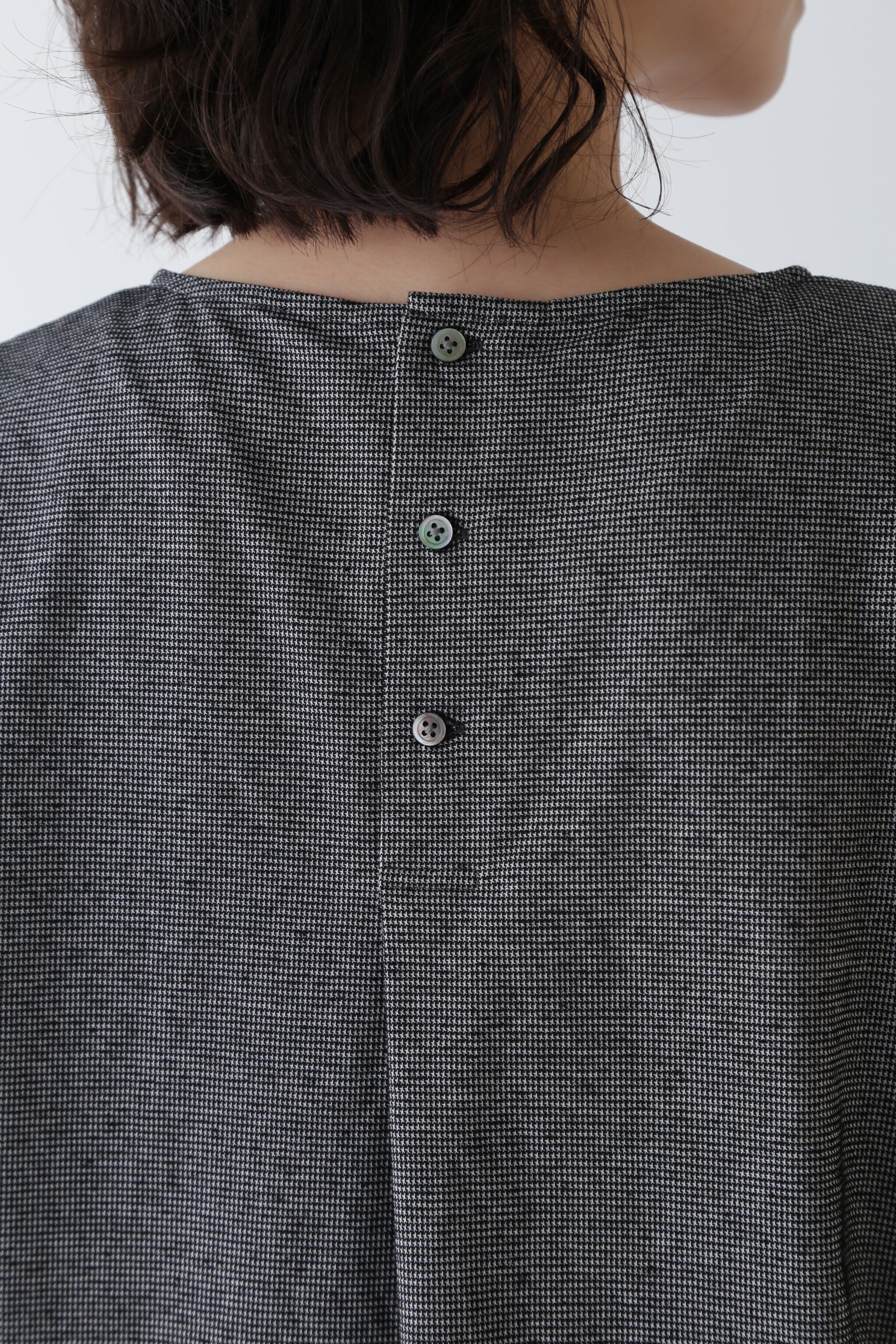  「◆４０／ジャガード千鳥ジャージカットソー」|Tシャツ・カットソー|