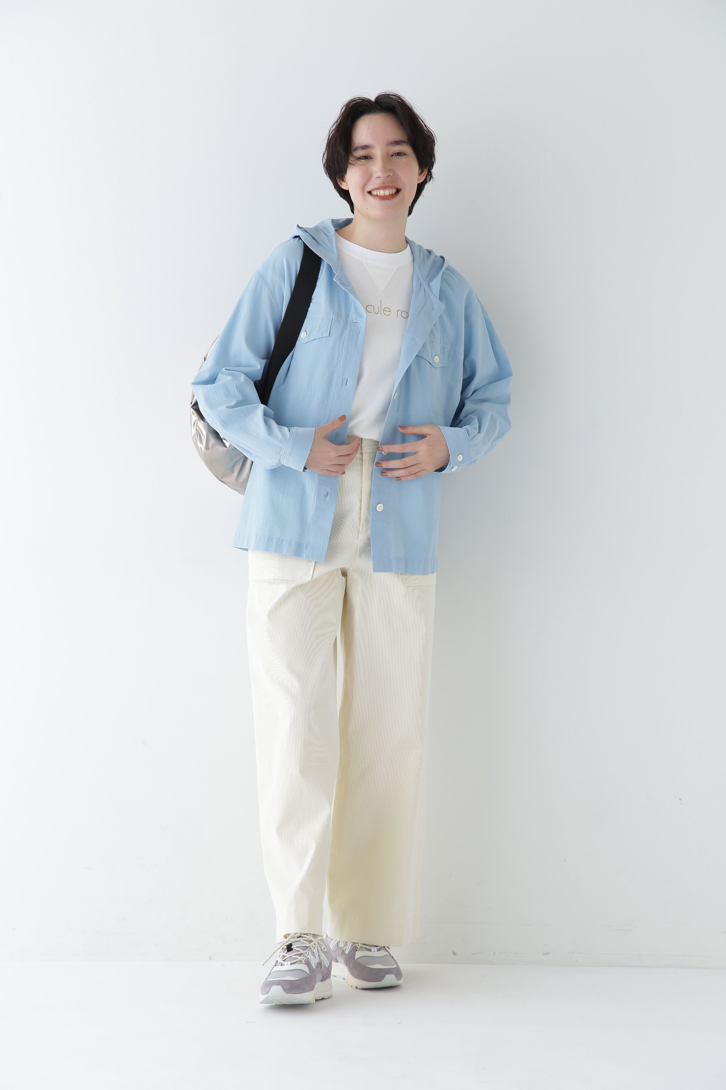  「◆製品染めフーディーブラウス」|シャツ・ブラウス|