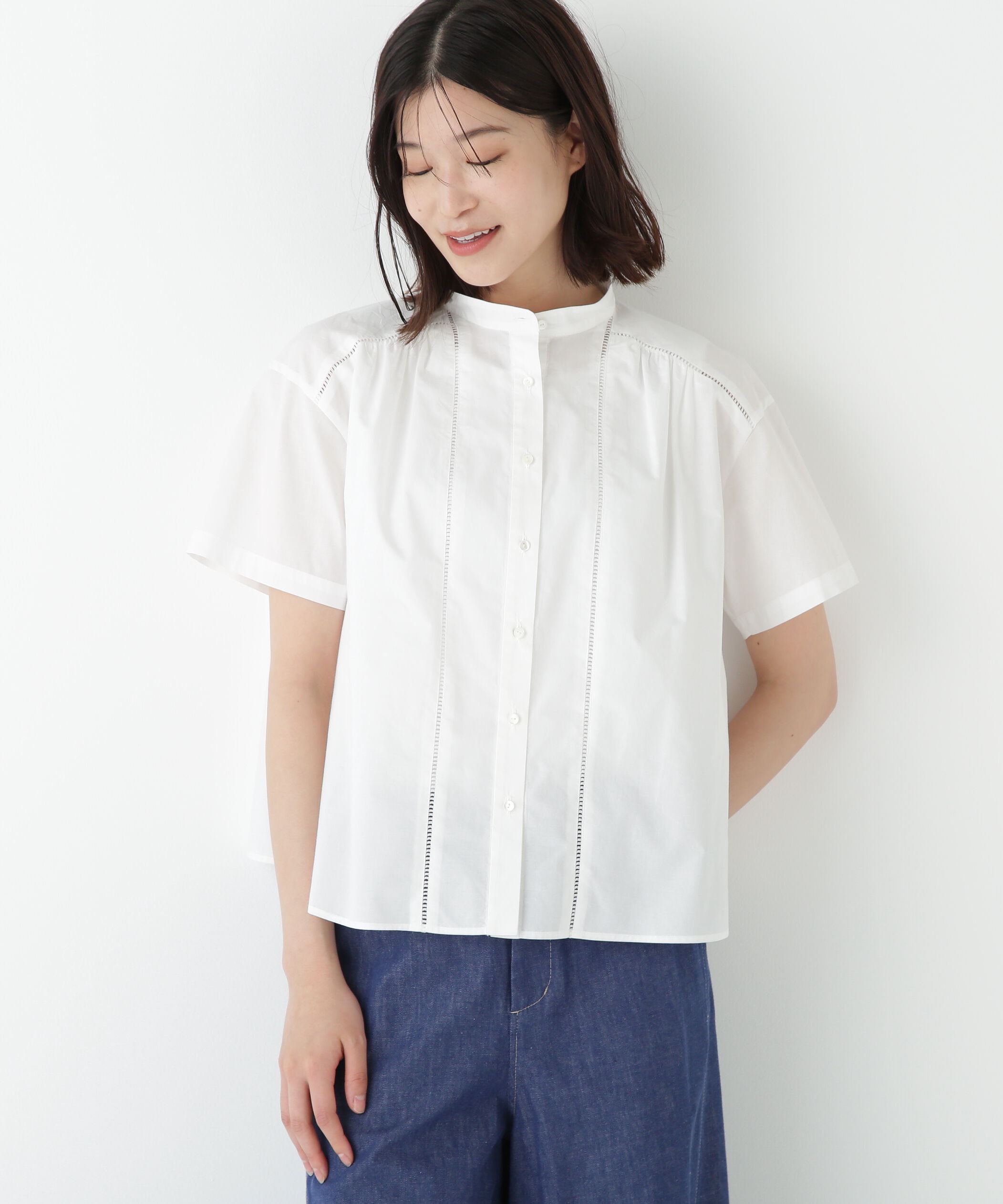  「◆タイプライターブラウス」|シャツ・ブラウス|