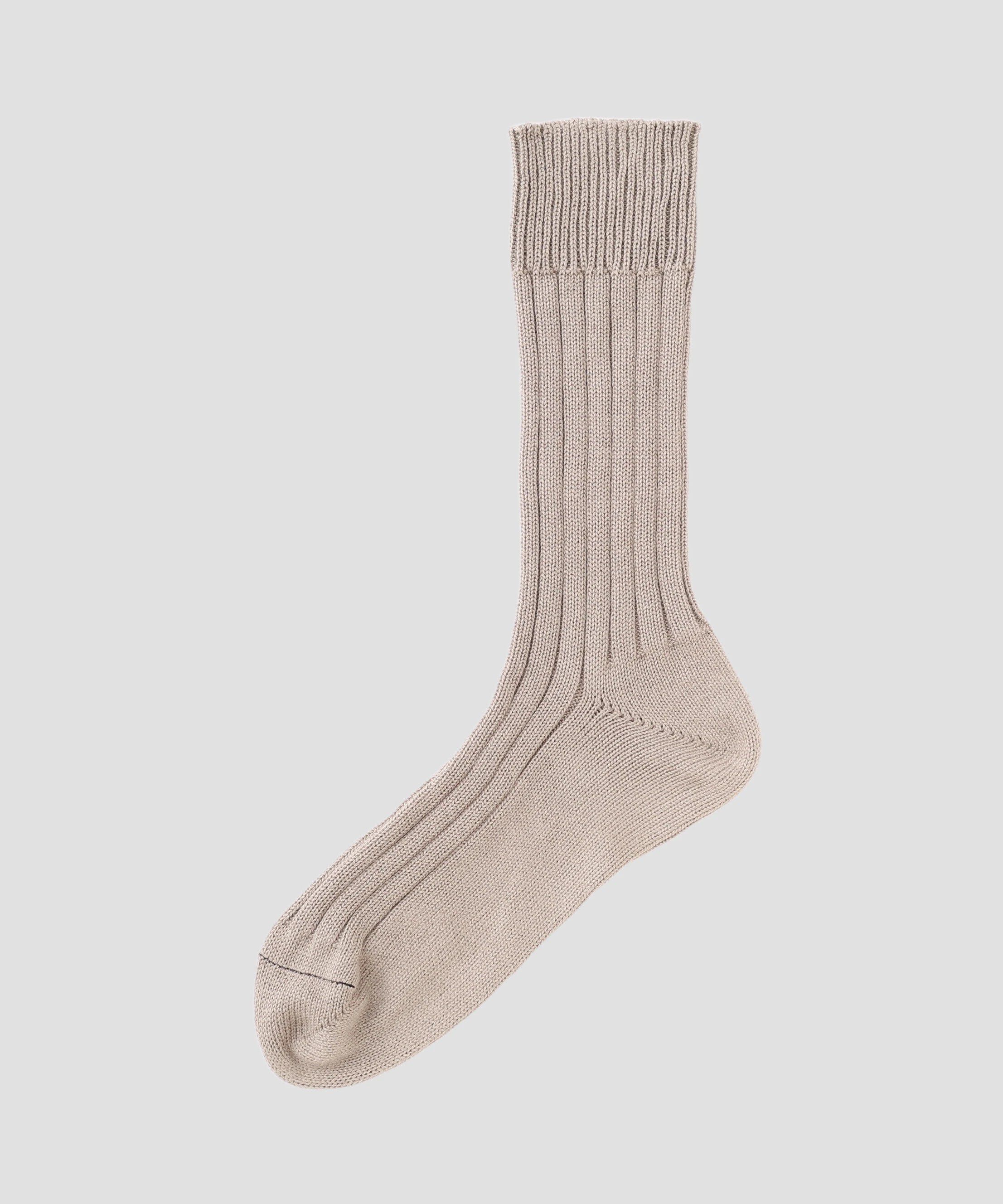 MARGARET HOWELL「COTTON RIB SOCKS」|ソックス|STONE3