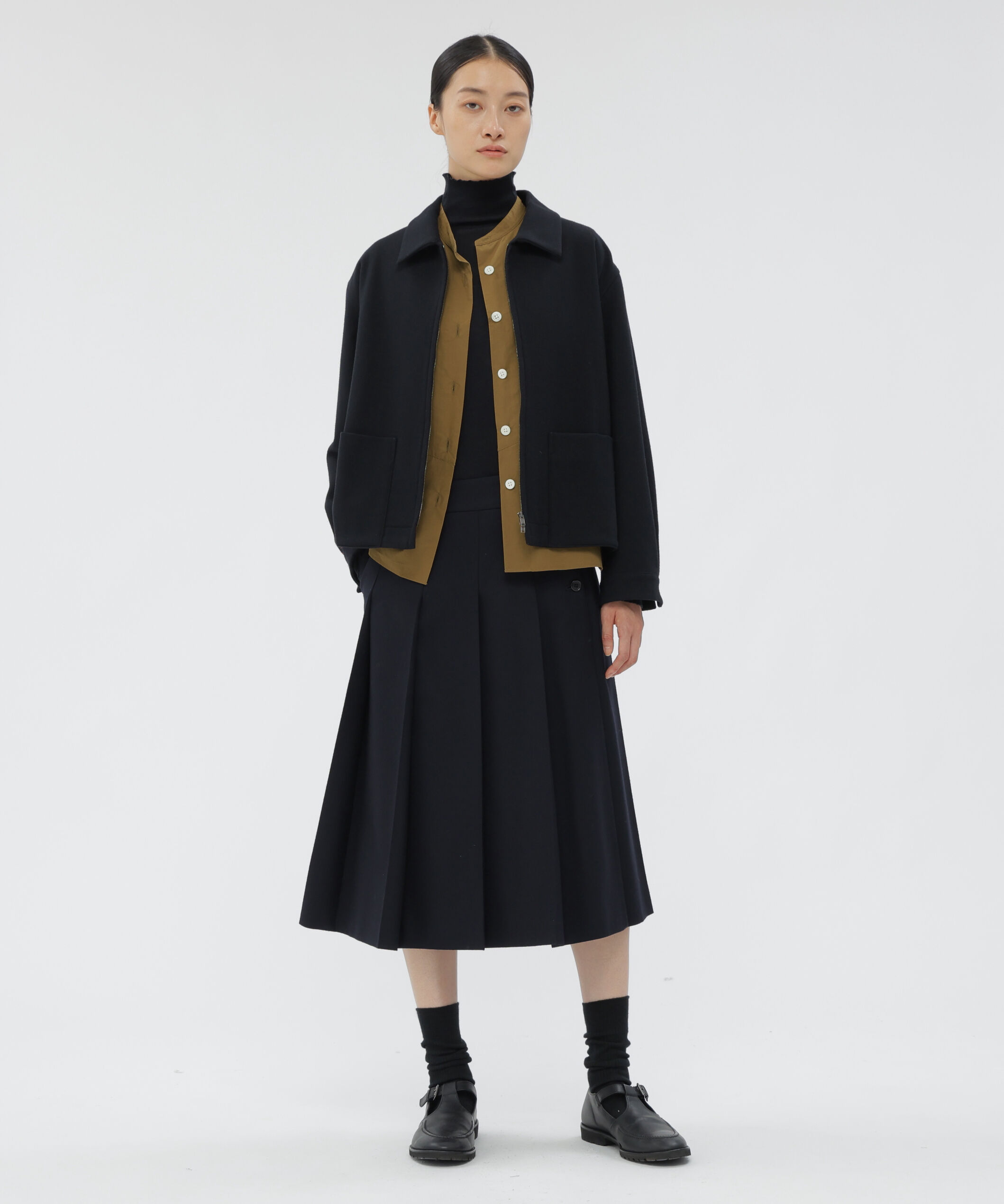  「MILLED WOOL TWILL BLOUSON」|ブルゾン・スタジャン|