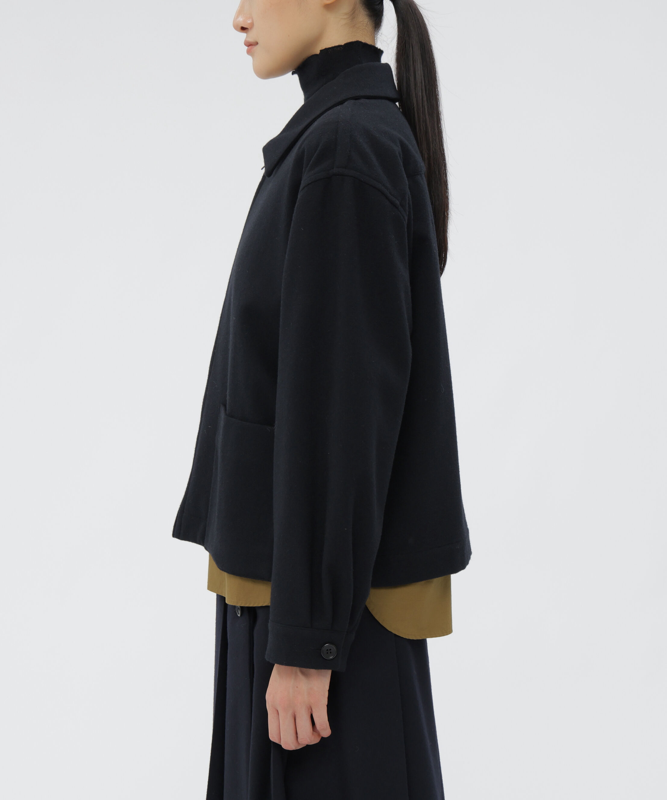  「MILLED WOOL TWILL BLOUSON」|ブルゾン・スタジャン|