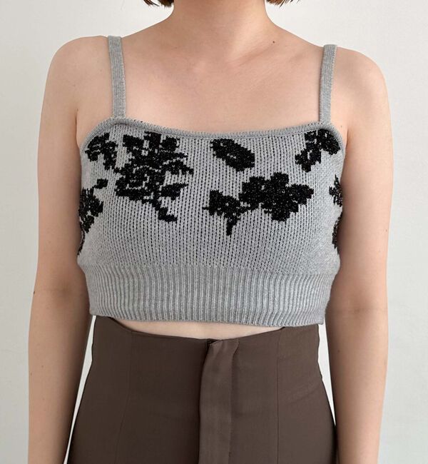 archives「ラメベロア花柄ＪＱニットＣＤアンサンブル」|カーディガン|