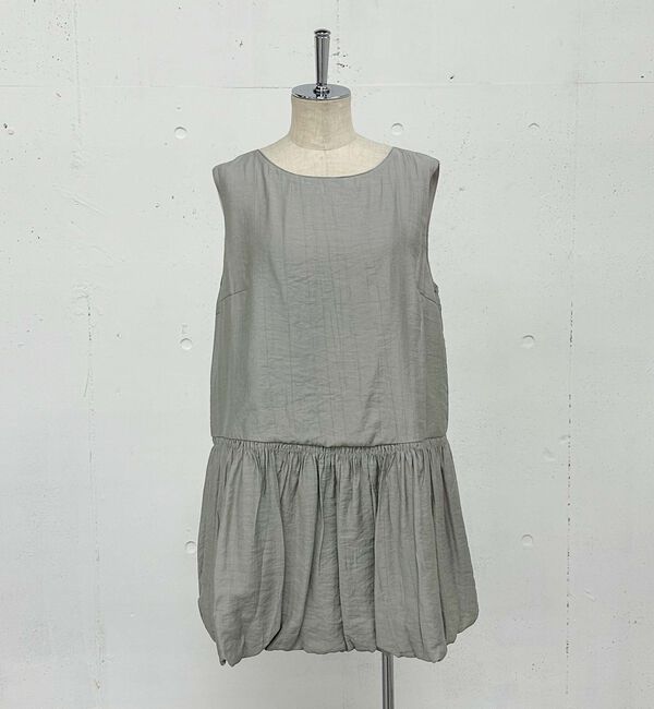 archives「ベルトシュシュ付バルーンノースリミニワンピース」|チュニック|