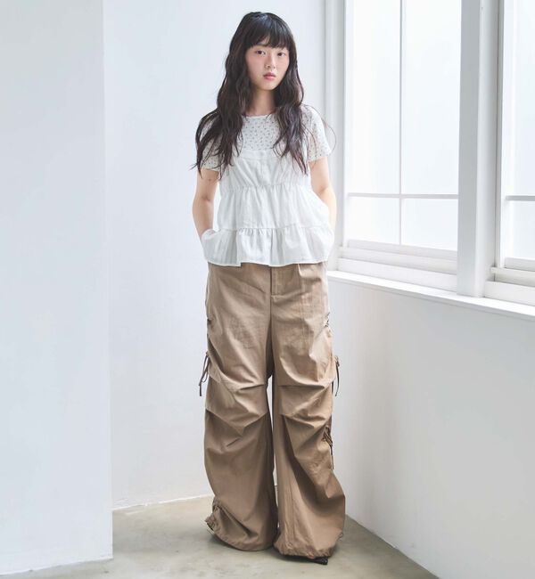 archives「花柄針抜きカットＴＯＰＳ&times;からみ刺繍フレアキャミＳＥＴ」|カーディガン|