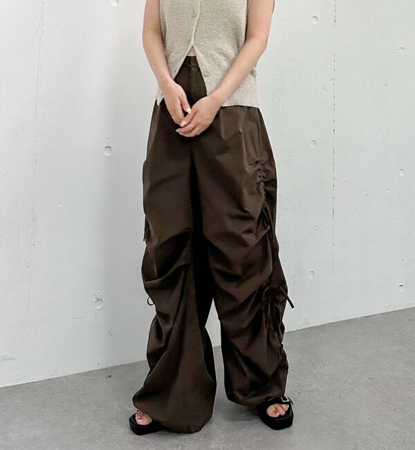 archives「サイドドロストカーゴパンツ」|チノ|BROWN