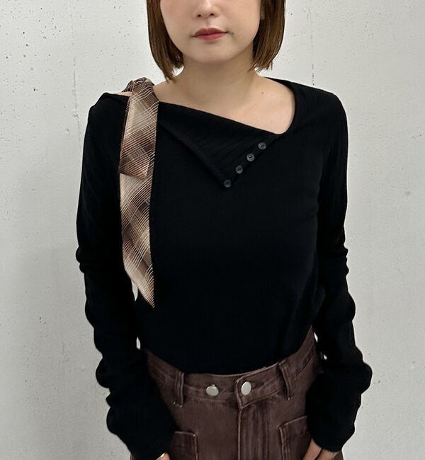 archives「肩リボンワンショルカットＴＯＰＳ」|Tシャツ・カットソー|