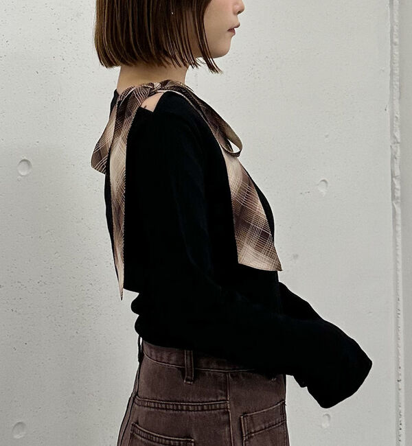 archives「肩リボンワンショルカットＴＯＰＳ」|Tシャツ・カットソー|