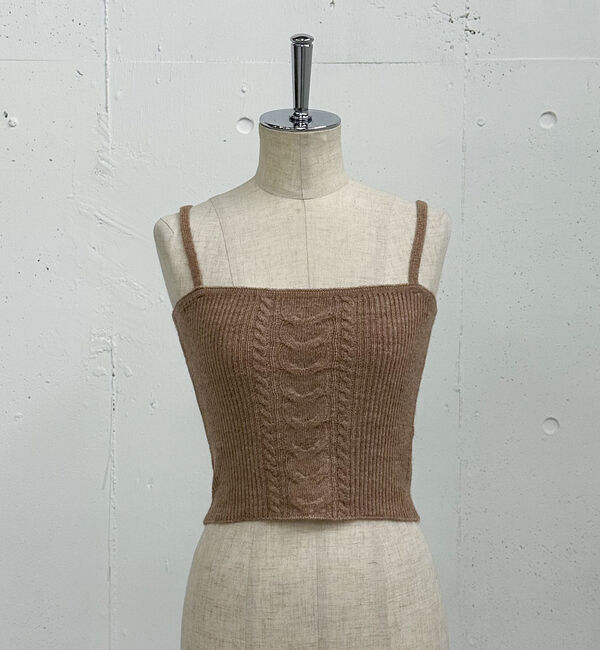 archives「ケーブルニットボレロアンサンブル」|カーディガン|