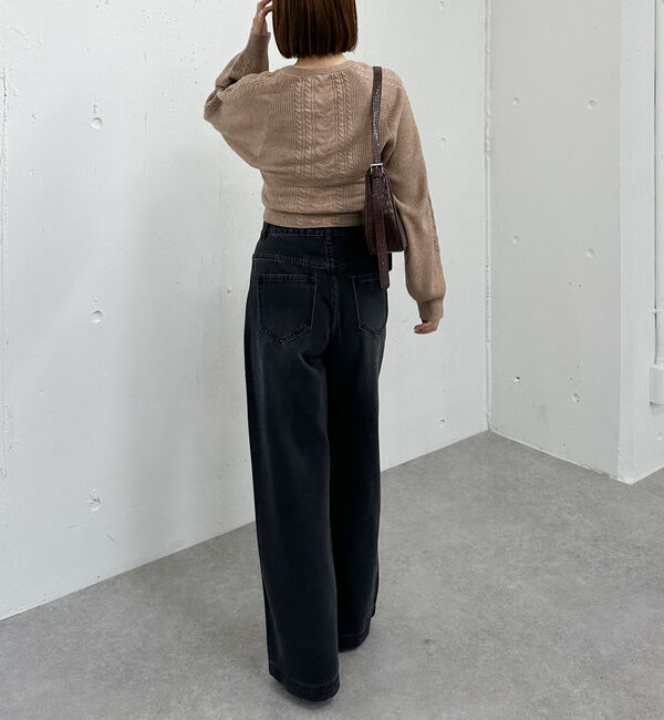 archives「ケーブルニットボレロアンサンブル」|カーディガン|