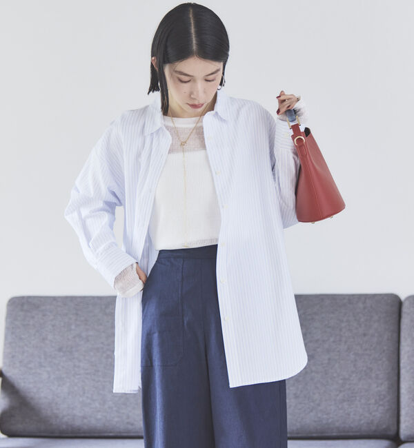 Doux archives「フィンガーホールシアーリブロンＴ／」|Tシャツ・カットソー|