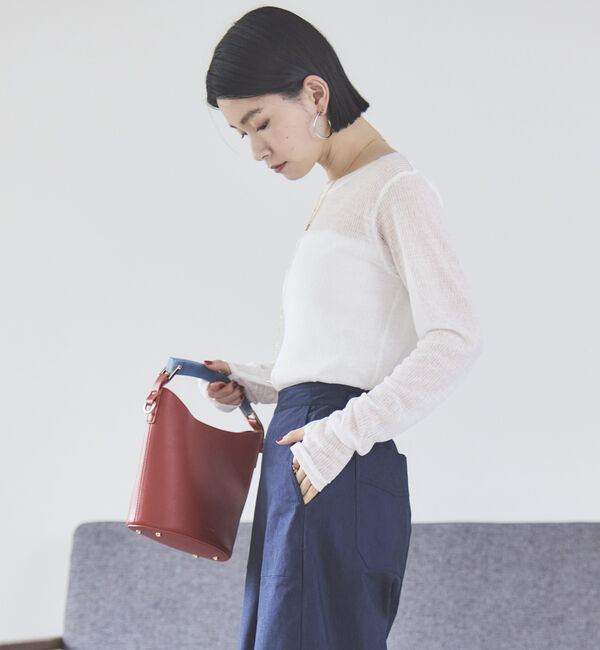 Doux archives「フィンガーホールシアーリブロンＴ／」|Tシャツ・カットソー|