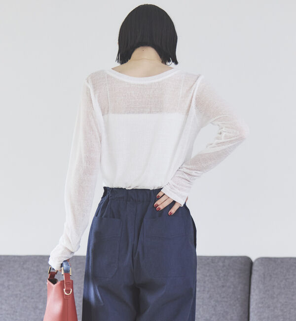 Doux archives「フィンガーホールシアーリブロンＴ／」|Tシャツ・カットソー|