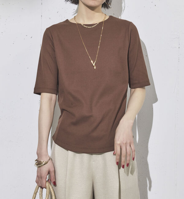 Doux archives「半袖フロントダブルカットソー」|Tシャツ・カットソー|