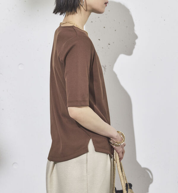 Doux archives「半袖フロントダブルカットソー」|Tシャツ・カットソー|