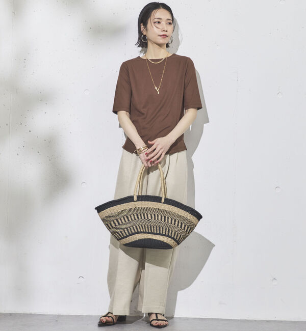 Doux archives「半袖フロントダブルカットソー」|Tシャツ・カットソー|