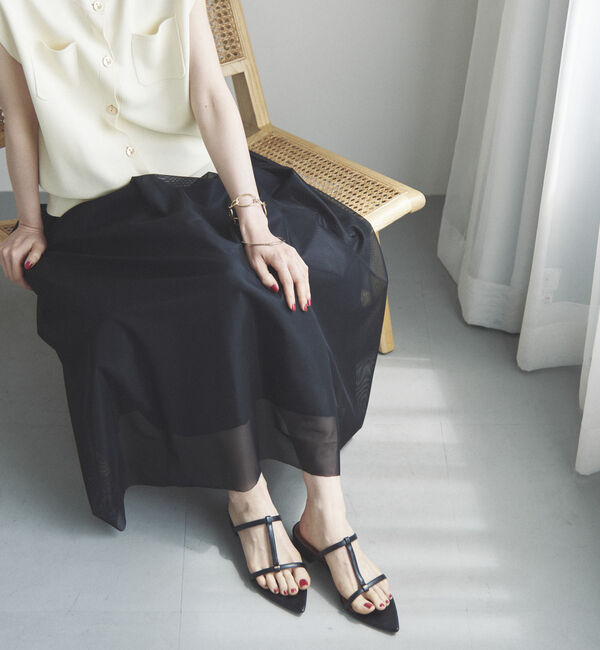 Doux archives「ナローストラップミュールサンダル」|サンダル|