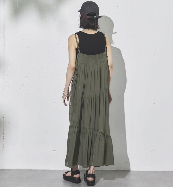 Doux archives「アシメティアードキャミワンピ」|ワンピース|